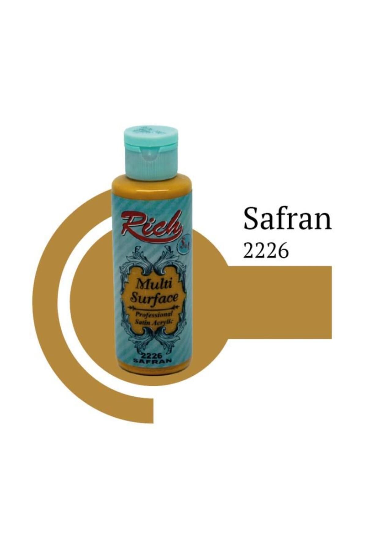 Toptan Bulurum Rich Multi Surface 2226 Safran Akrilik Boya 120 cc
