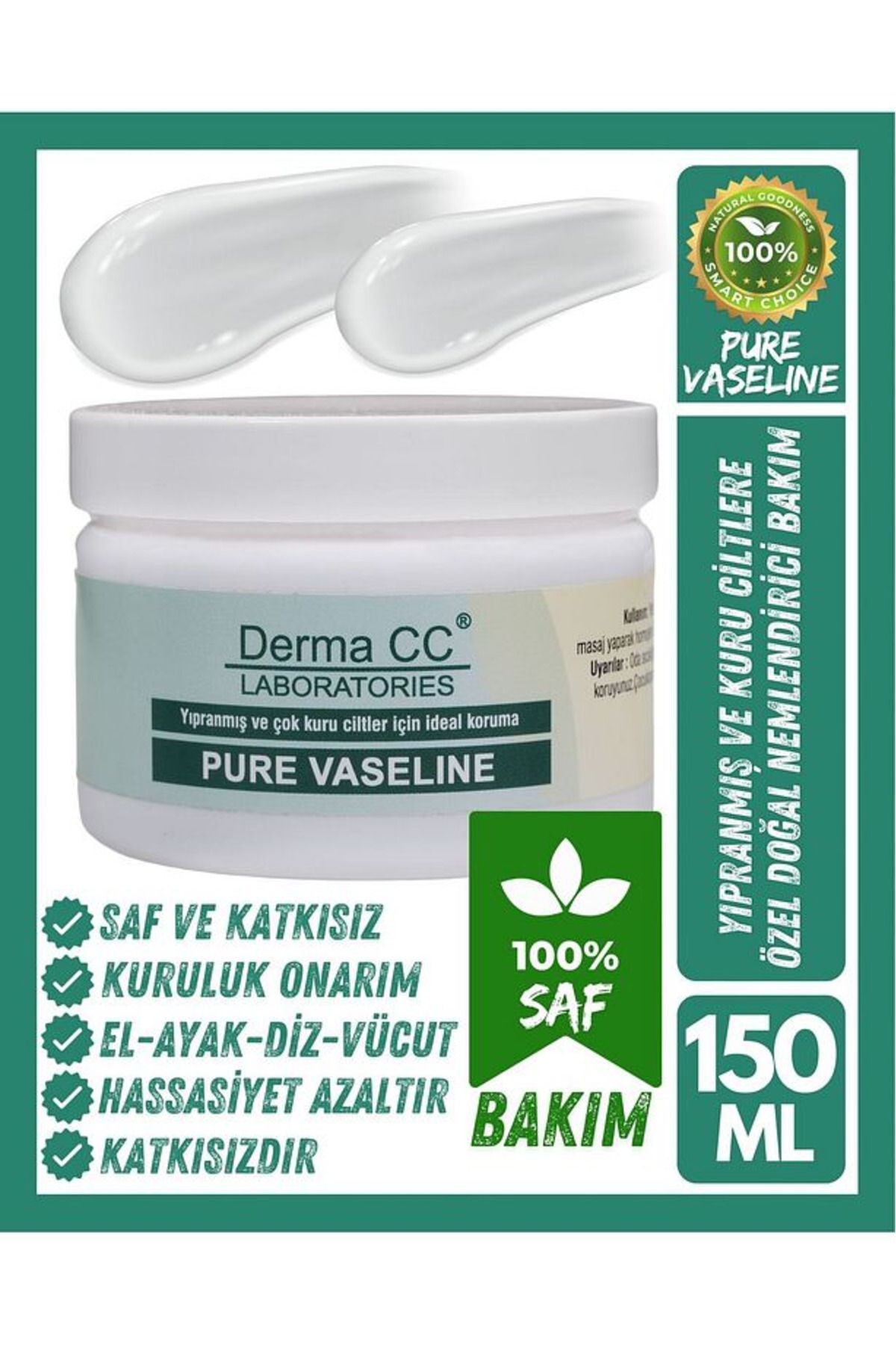 Derma CC LABORATORIES PURE VASELINE 150 ML
