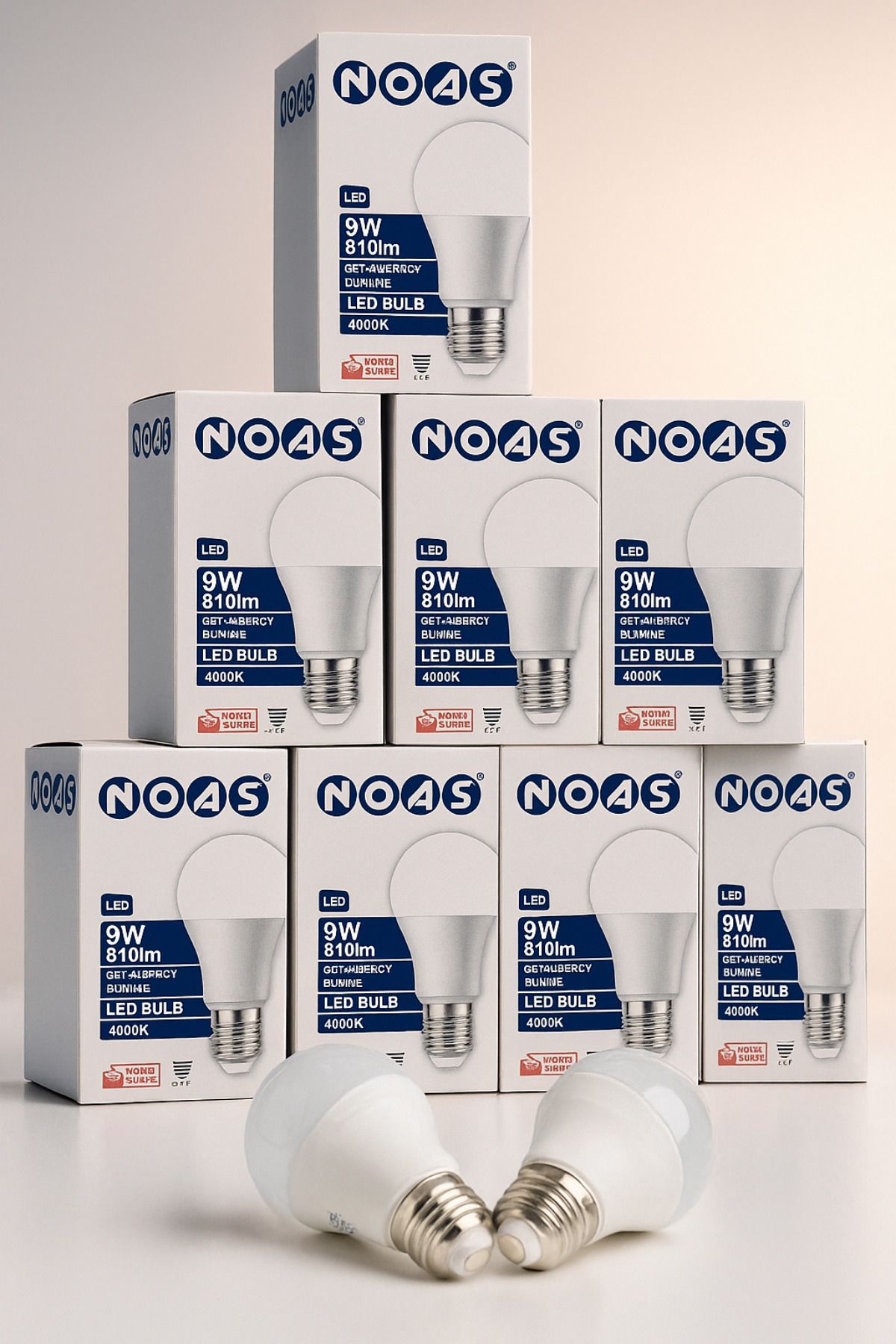 no1ayd Noas 9w Led Ampul 10 adet 4000k günışığı
