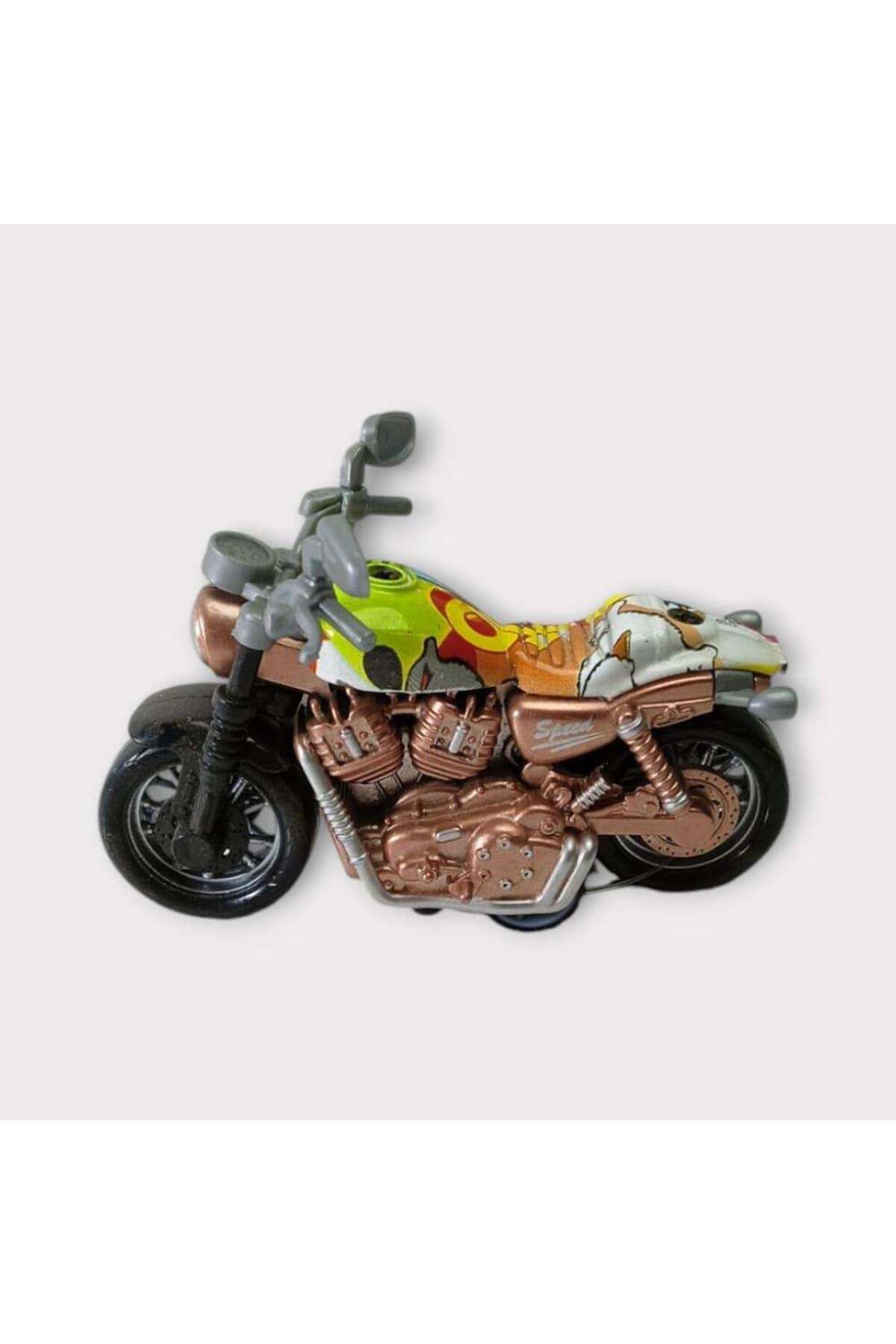 Zayla Çek Bırak Custom Motorsiklet 9 Cm - Rose Gold