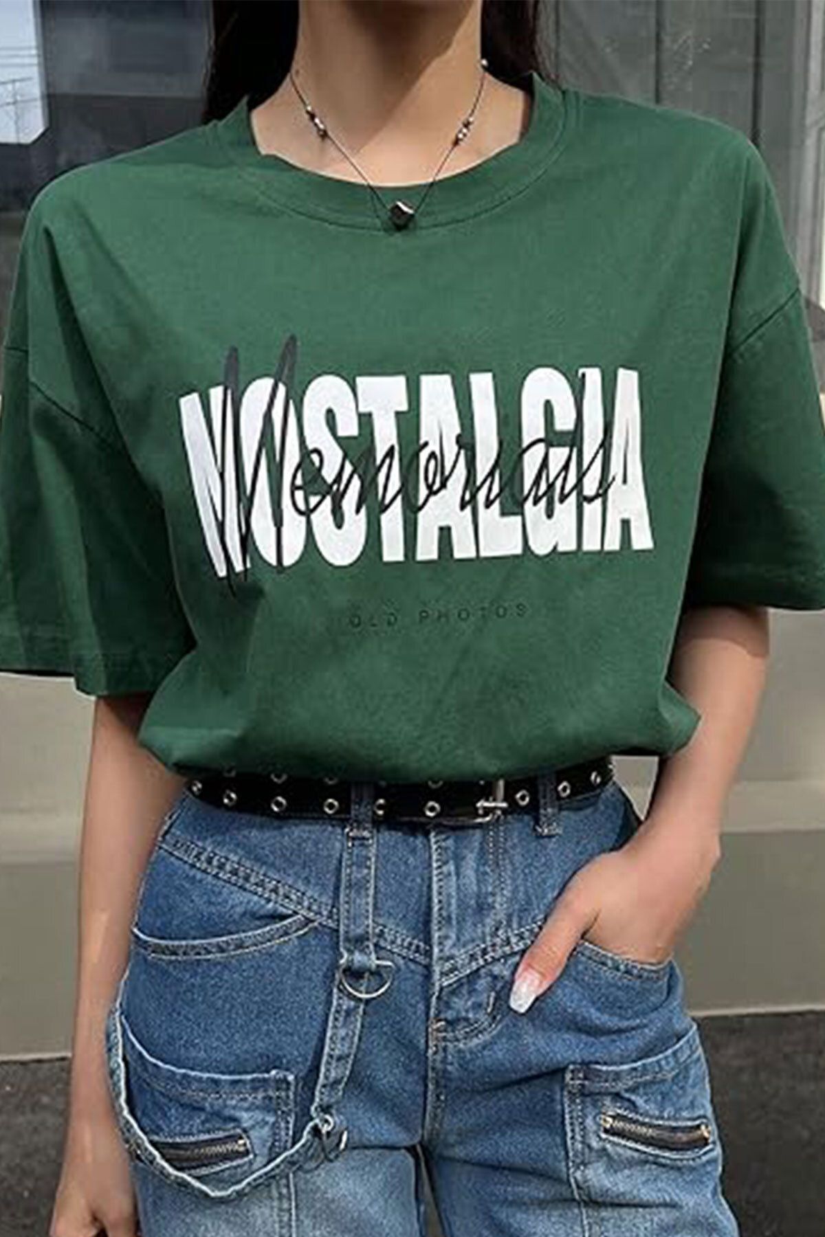Boi Nostalgia Baskılı Unisex Tshirt