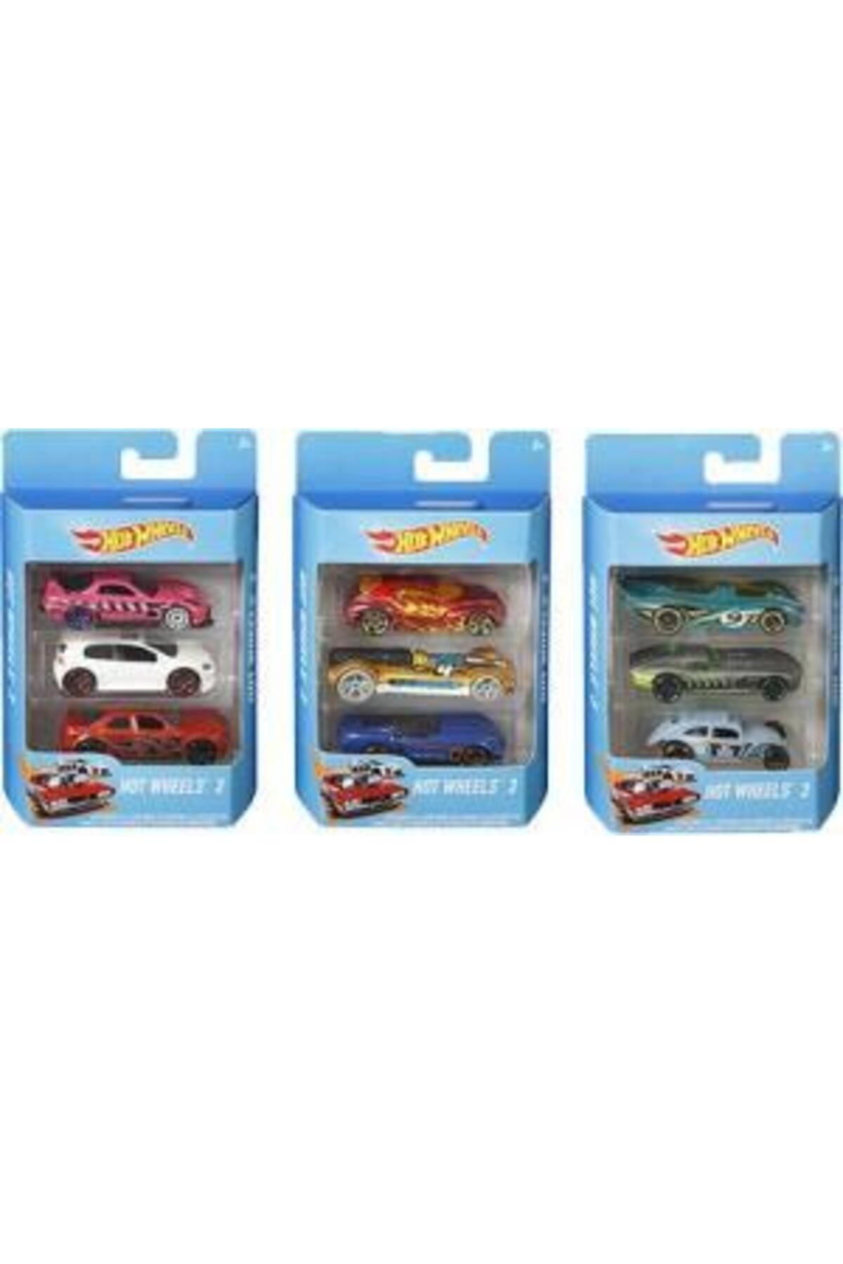melfxxl eticaret HotWheels 3'Lü Araba Seti - K5904 (Lisinya)