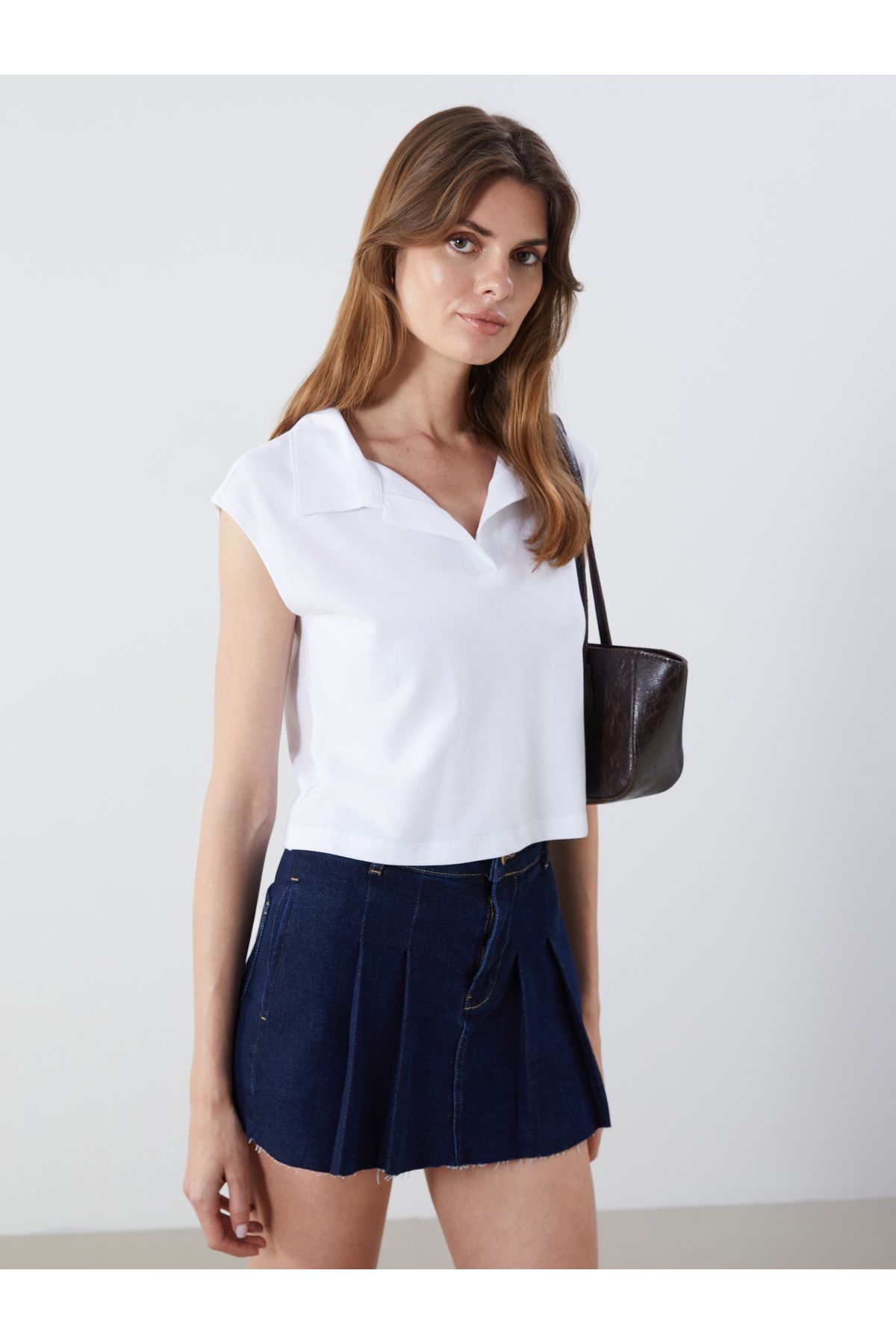 LC Waikiki Polo Yaka Pike Crop