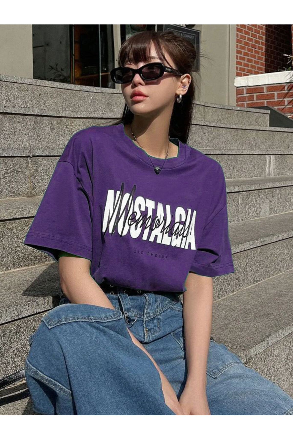 Boi Nostalgia Baskılı Unisex Tshirt