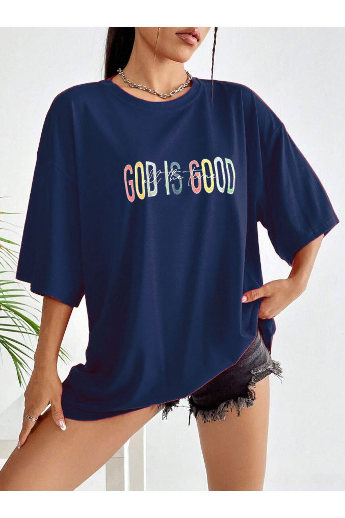 Boi God is Good Baskılı Unisex Tshirt