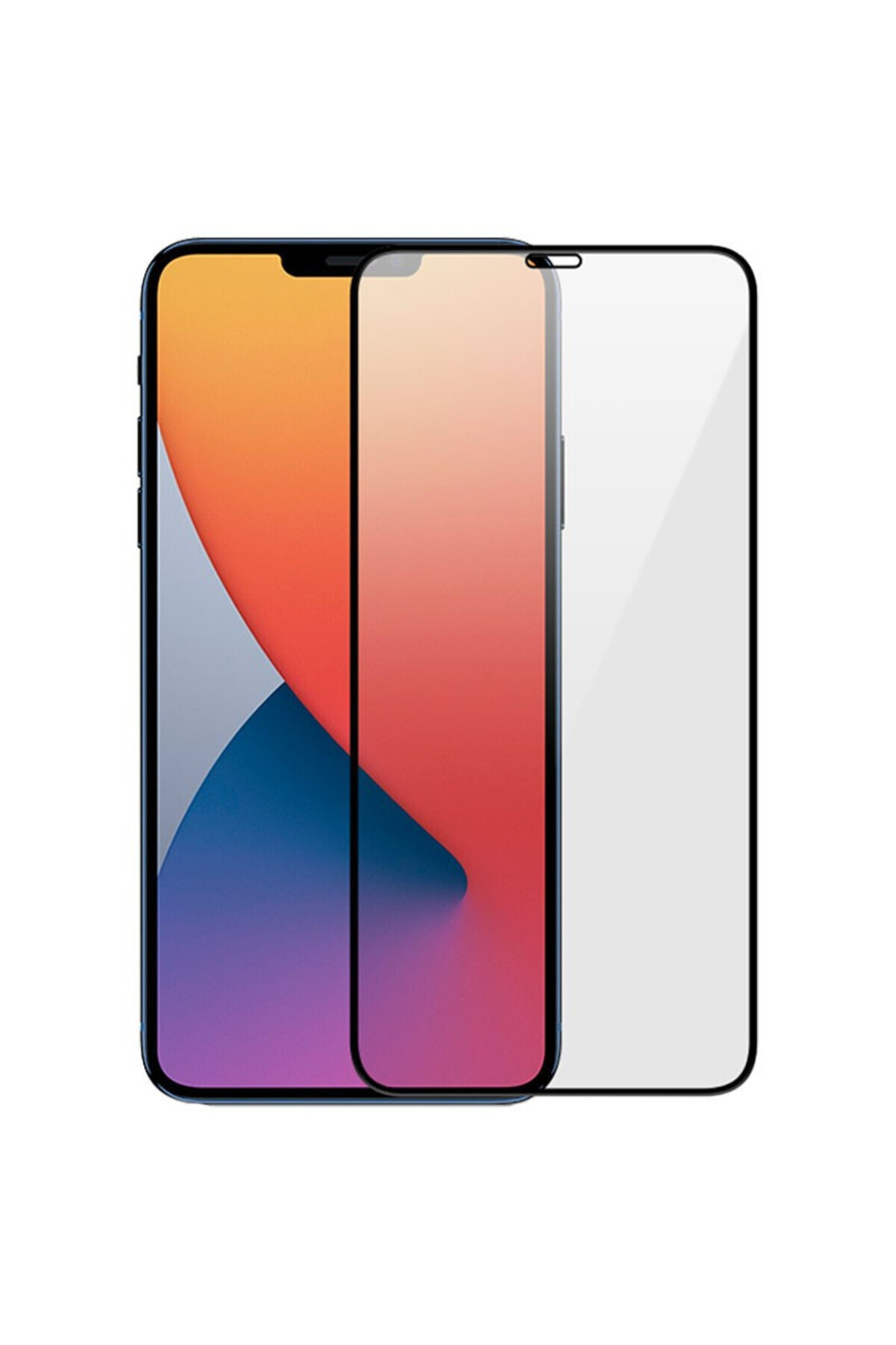 OEM Folie De Sticlă Apple Iphone 12 Pro Max, 5d Negru - One Size
