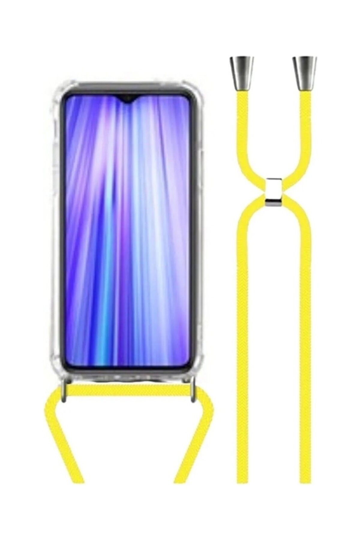 TahTicMer Samsung Galaxy A26 5G (SM-A266B) ile Uyumlu Kılıf Ipli Boyundan Askılı Darbe Emici Antishock Kapak