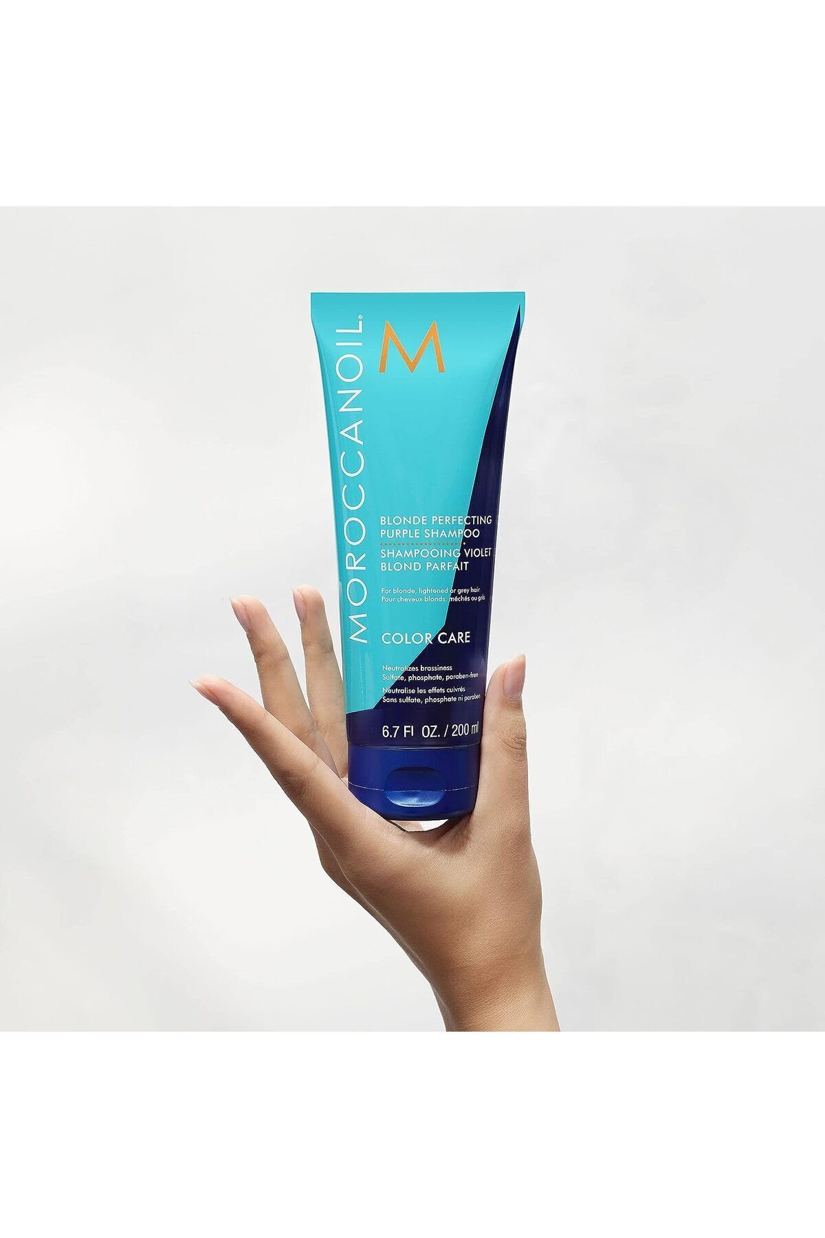 Moroccan oil & beauty Blonde Perfecting Purple Shampoo-Turunculaşma Karşıtı Mor Şampuan 200 ml 6.7 fl oz CYT97943131316461