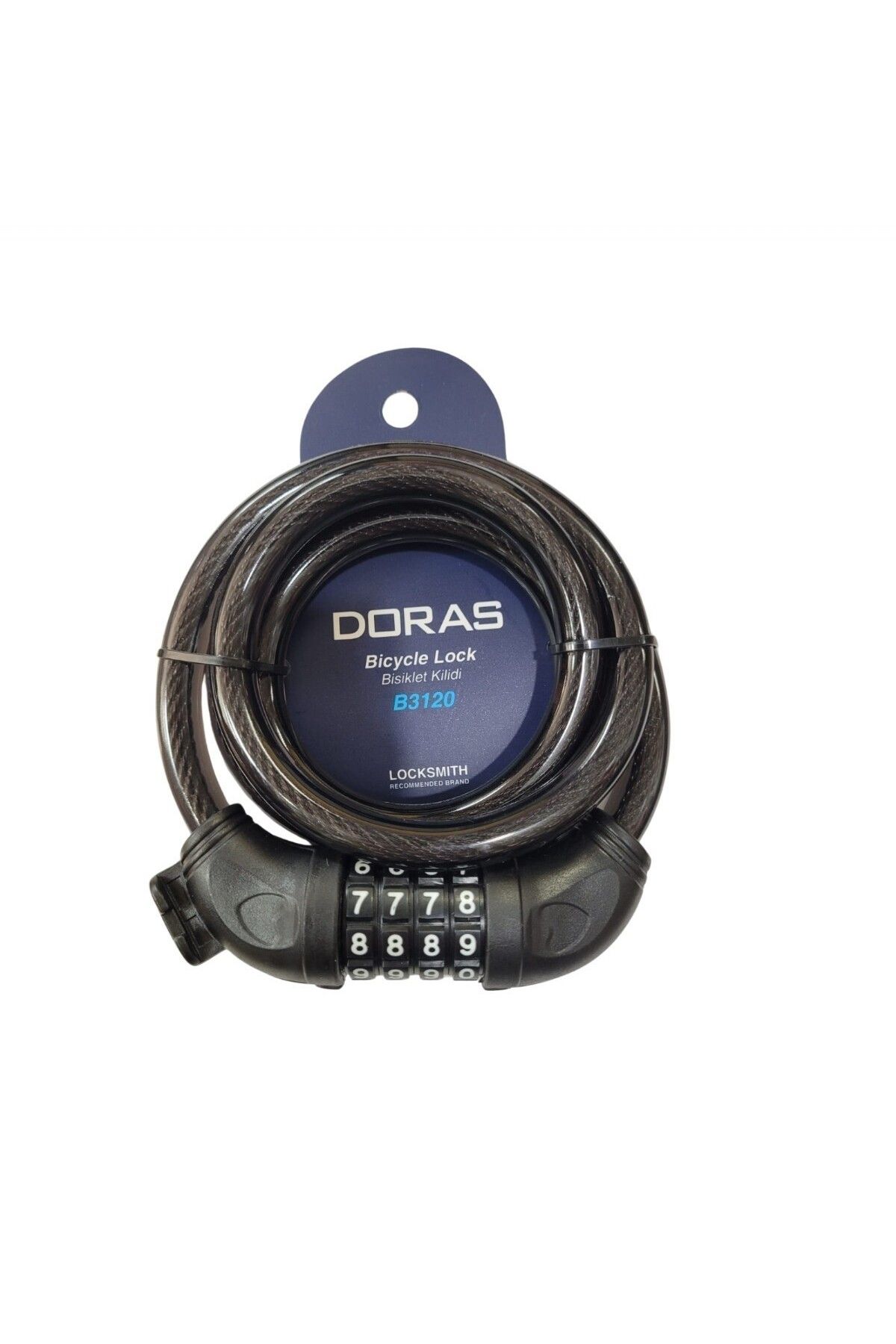 Doras Şifreli Bisiklet Kilidi B3120