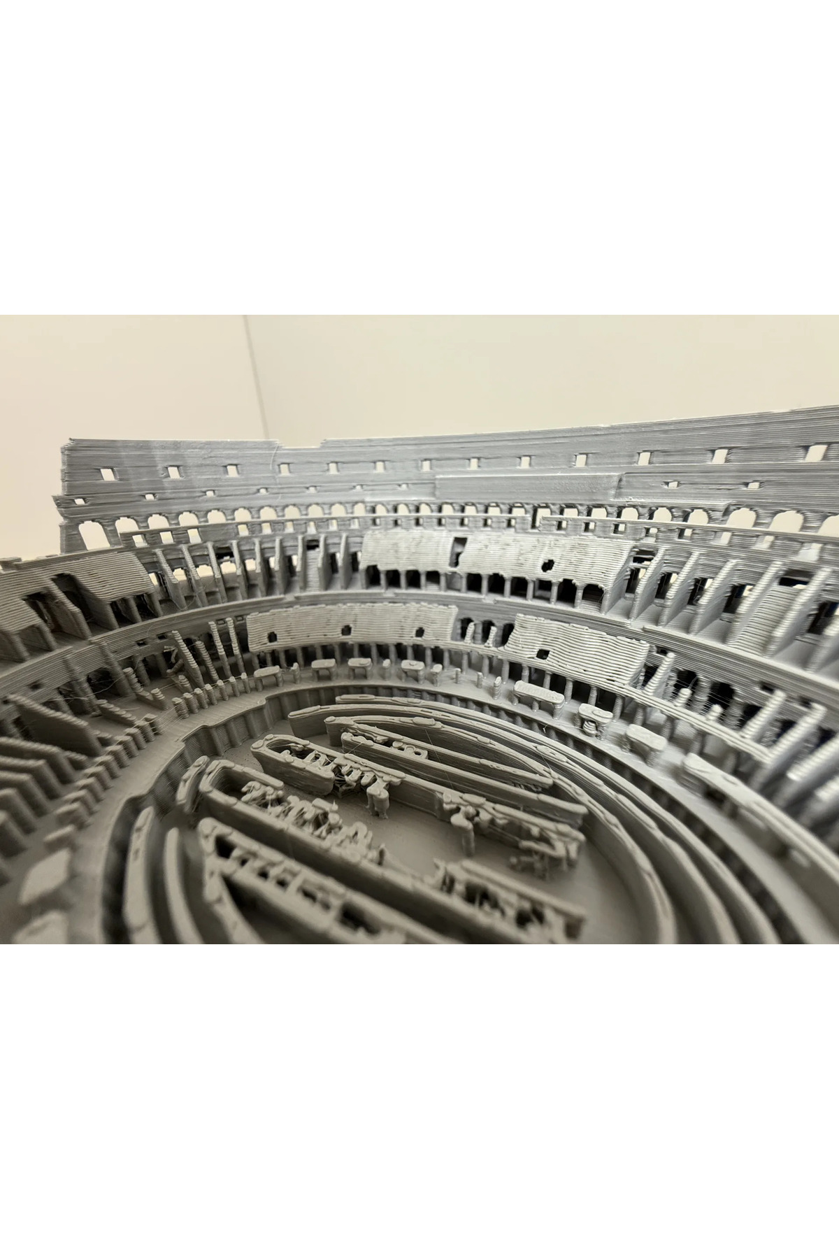 Römische Kolosseum-Figur – 3D-Deko-Figur-Objekt | 15 x 12,5 cm