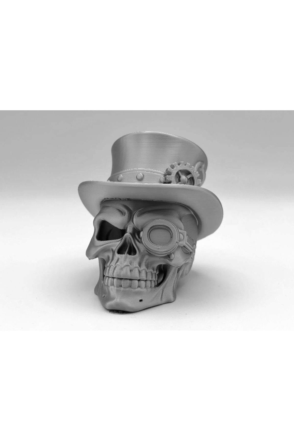 Phigo Smirk Punk Skull 8 cm Figür – Asi ve Dekoratif Kafatası Objesi