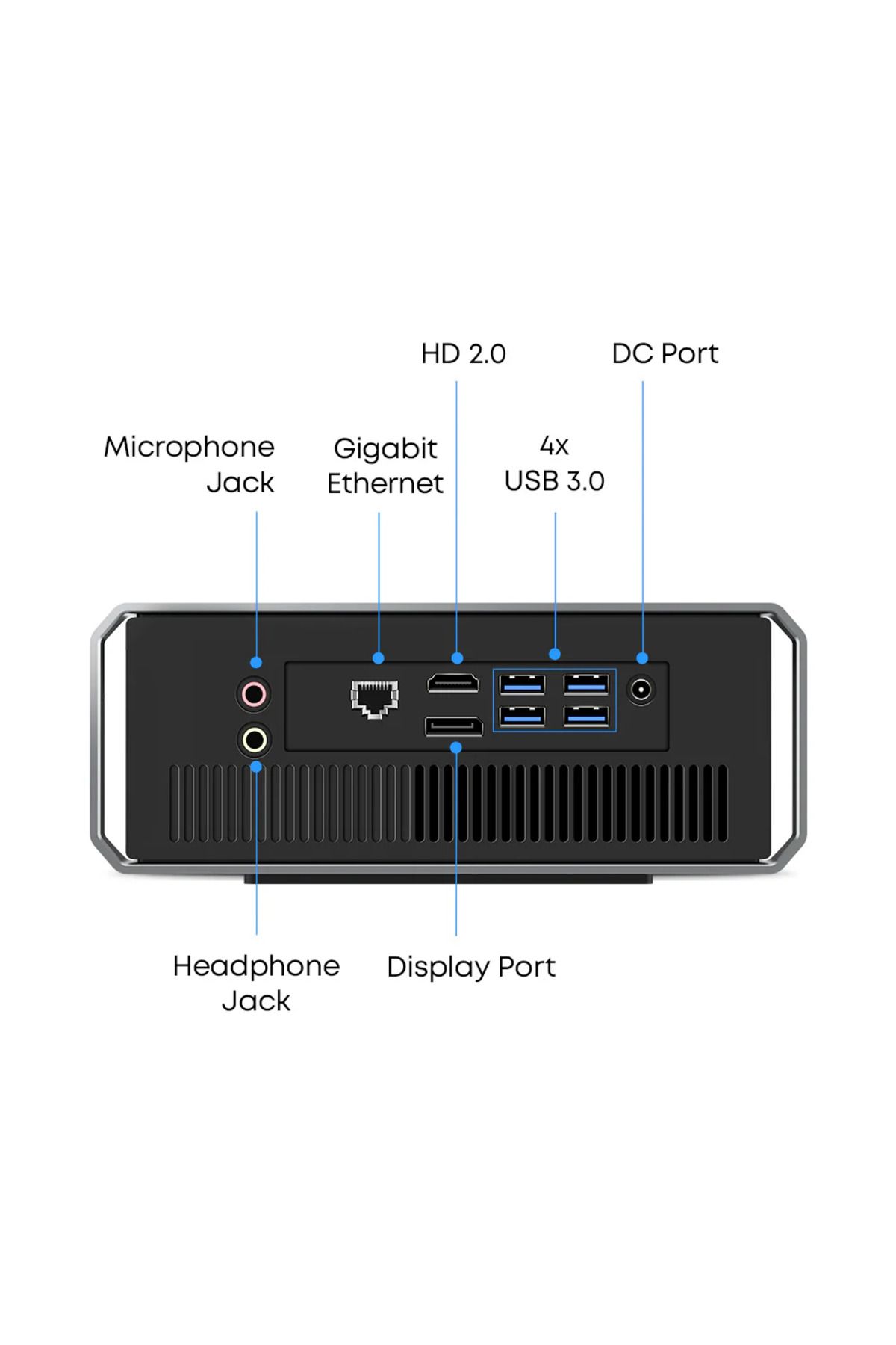 Chuwi CoreBox - Intel 12.nesil i5 12450H, 16GB DDR5 RAM, 512GB M.2 SSD,4K BT 5.2, Win11 Pro Mini PC