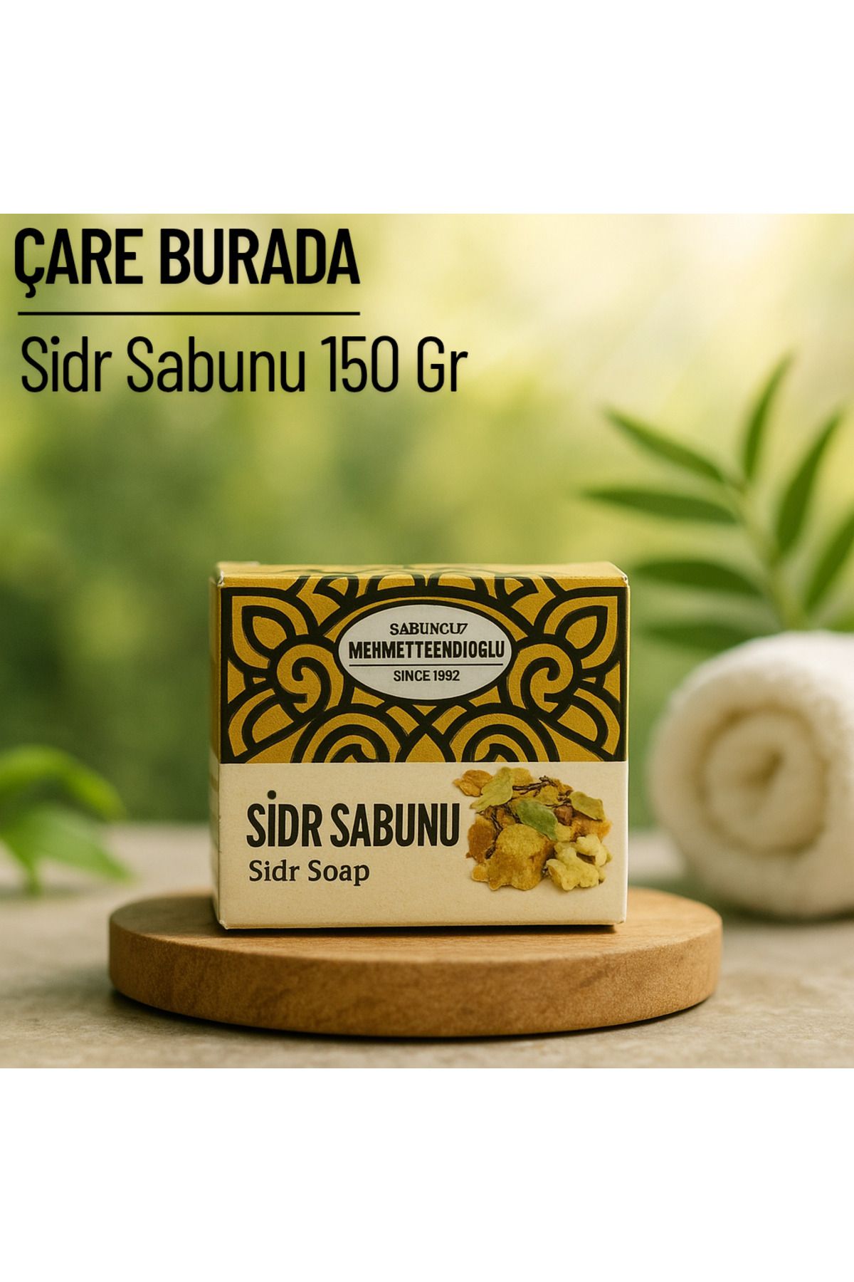 Çare Burada Sidr Sabunu 150 Gr