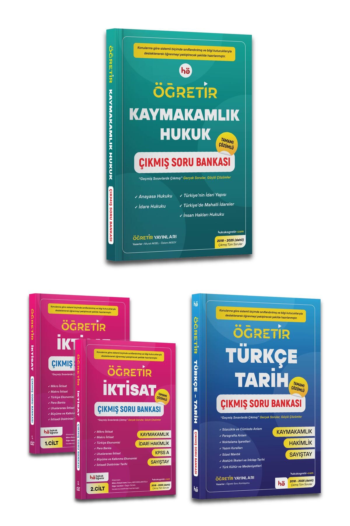 hukuk öğretir Kaymakamlık Çıkmış Soru Bankası Seti - Detaylı Çözüm - Konu Tasnifi - Orijinal Sorular