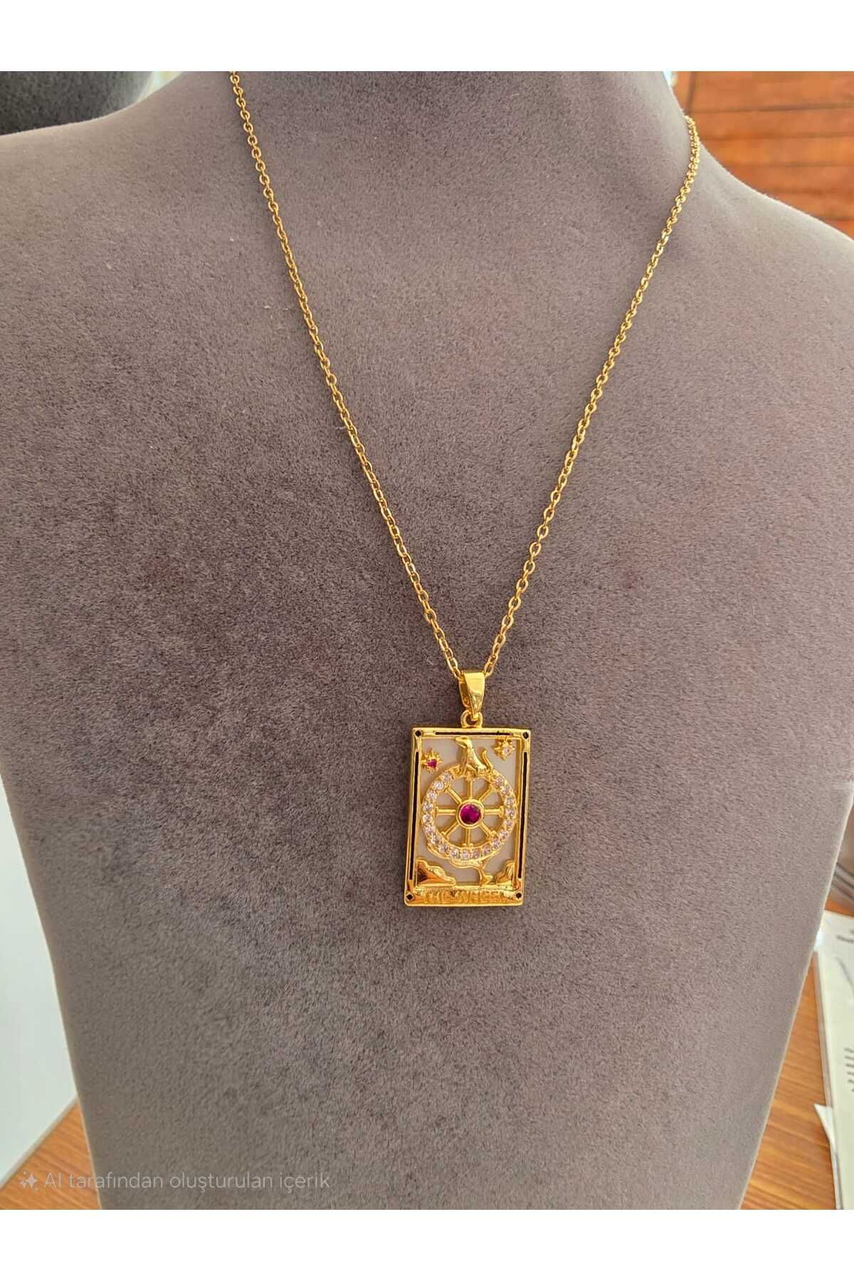 stainless steell KADER ÇARKI TAROT KOLYE