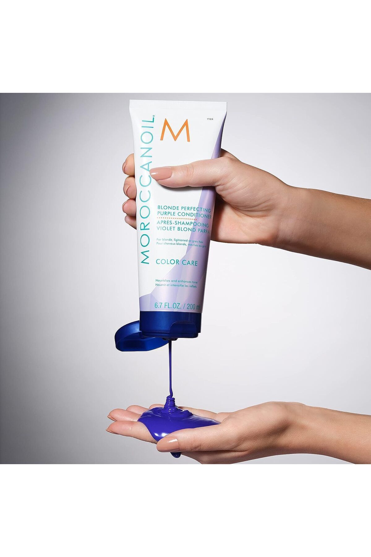 Moroccan oil & beauty Blonde Perfecting Purple Conditioner-Renk Koruyucu Mor Krem 200ml SED6464331316333626633