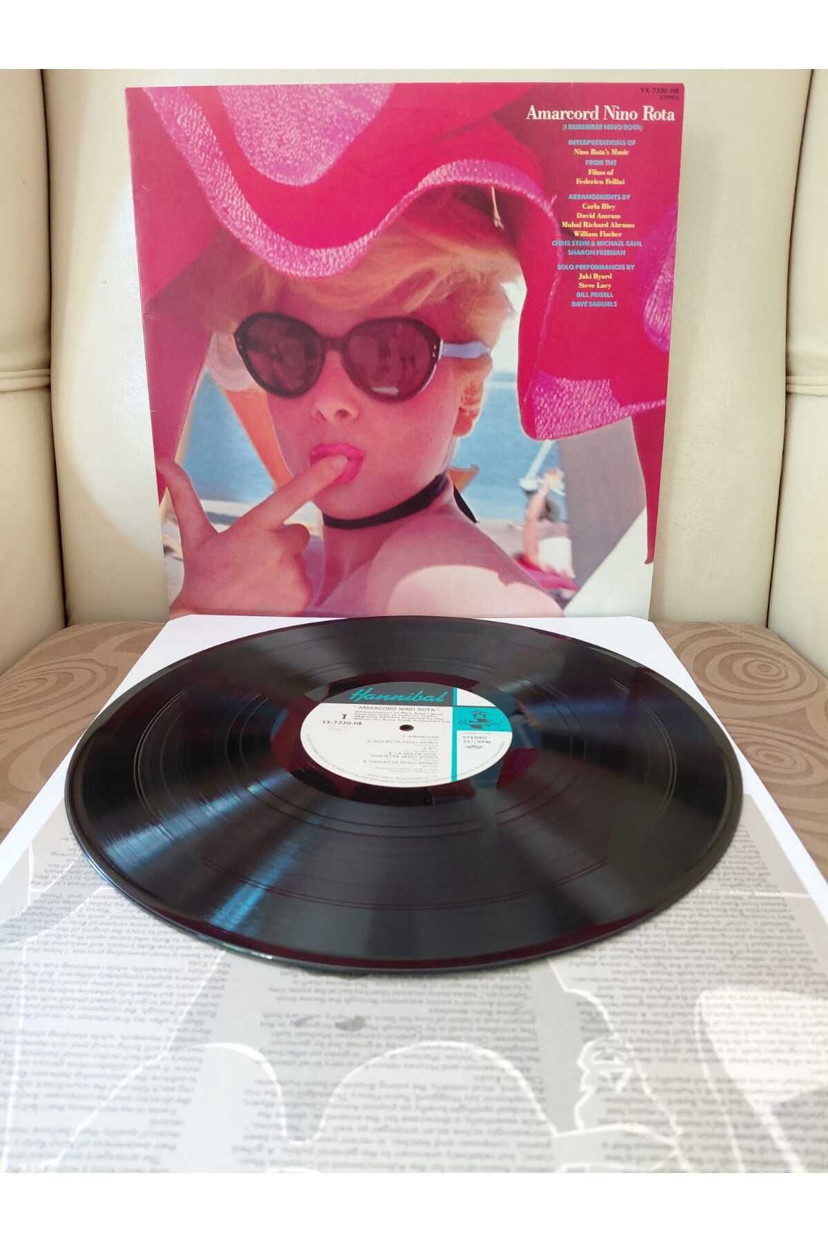 Plakperest Amarcord (Soundtrack) - Nino Rota - 1984 Japonya Basım LP Plak Albüm-2.el