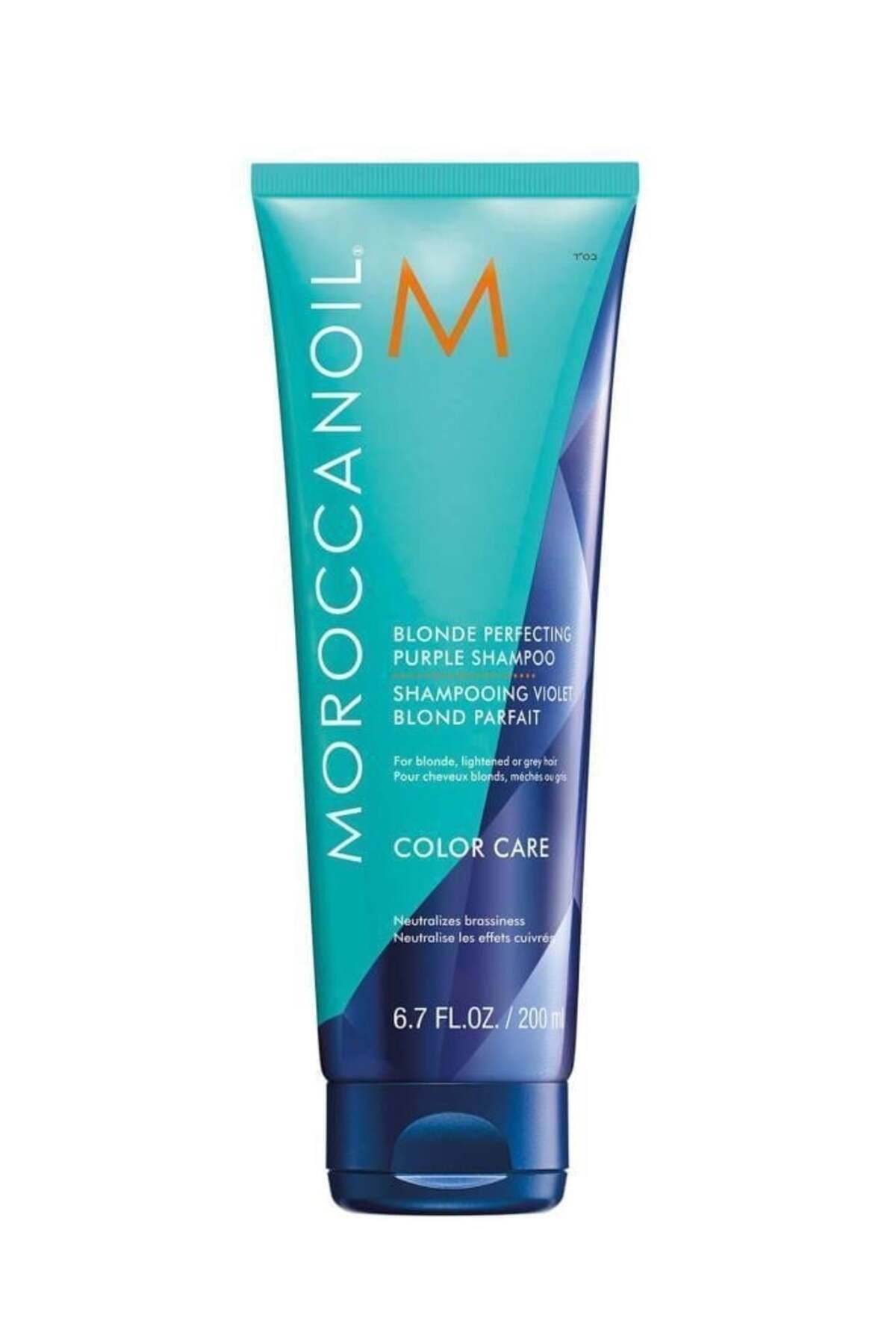 Moroccan oil & beauty Blonde Perfecting Purple Shampoo-Sarı ve Gri Saçlar İçin Şampuan 200 ml