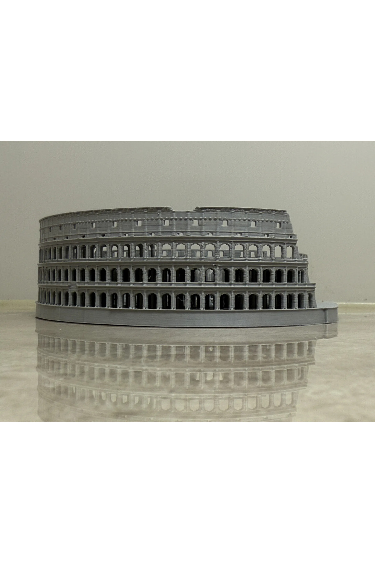 Römische Kolosseum-Figur – 3D-Deko-Figur-Objekt | 15 x 12,5 cm