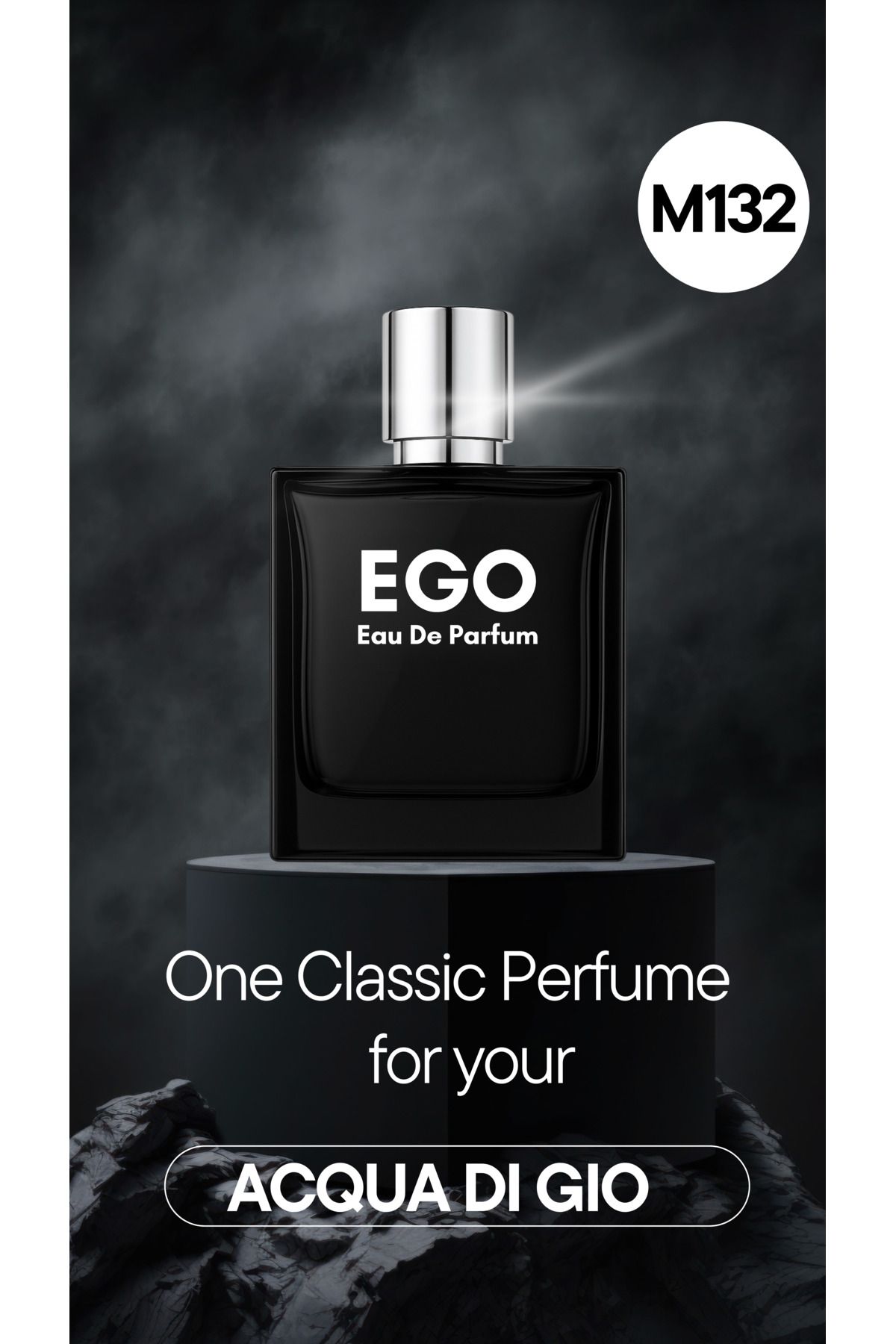 homeartplus M132 - Ego Edp 50 ml ( QUA GİO ) odunsu Erkek Parfüm