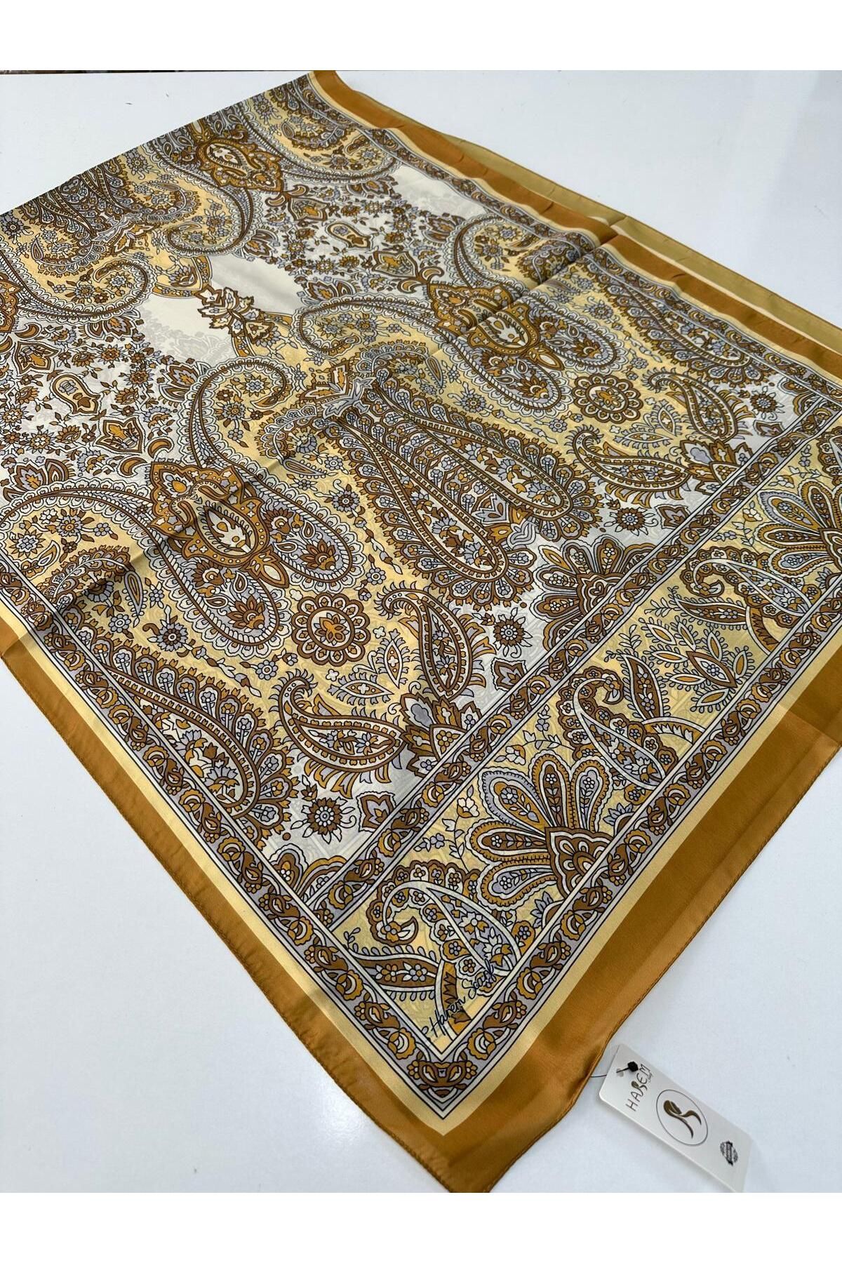 HAREM SCARF Harem Desenli Vual İpeksi Şal HVD0309