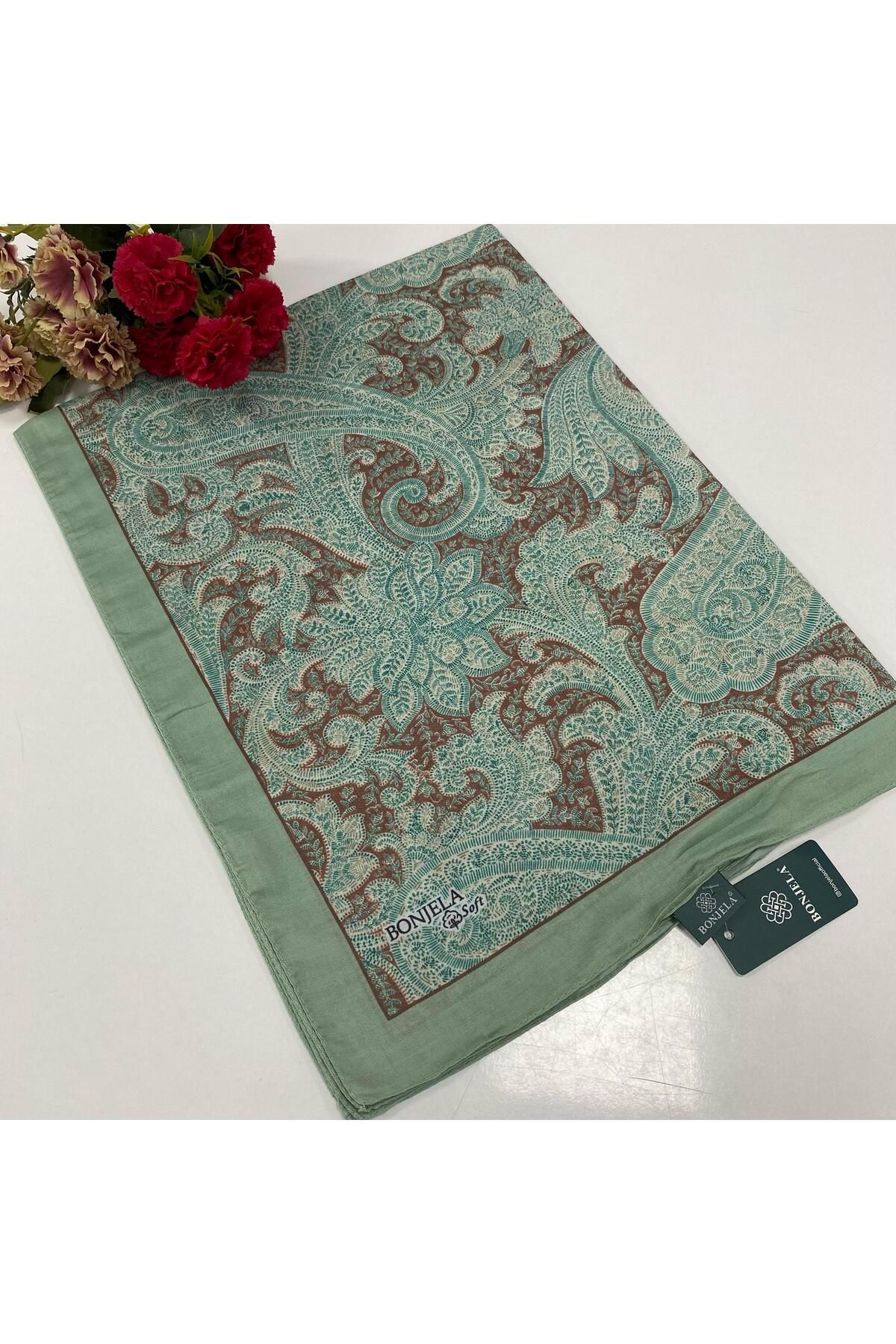 Bonjela Soft Pamuklu Şal Etro Desen LBS2015