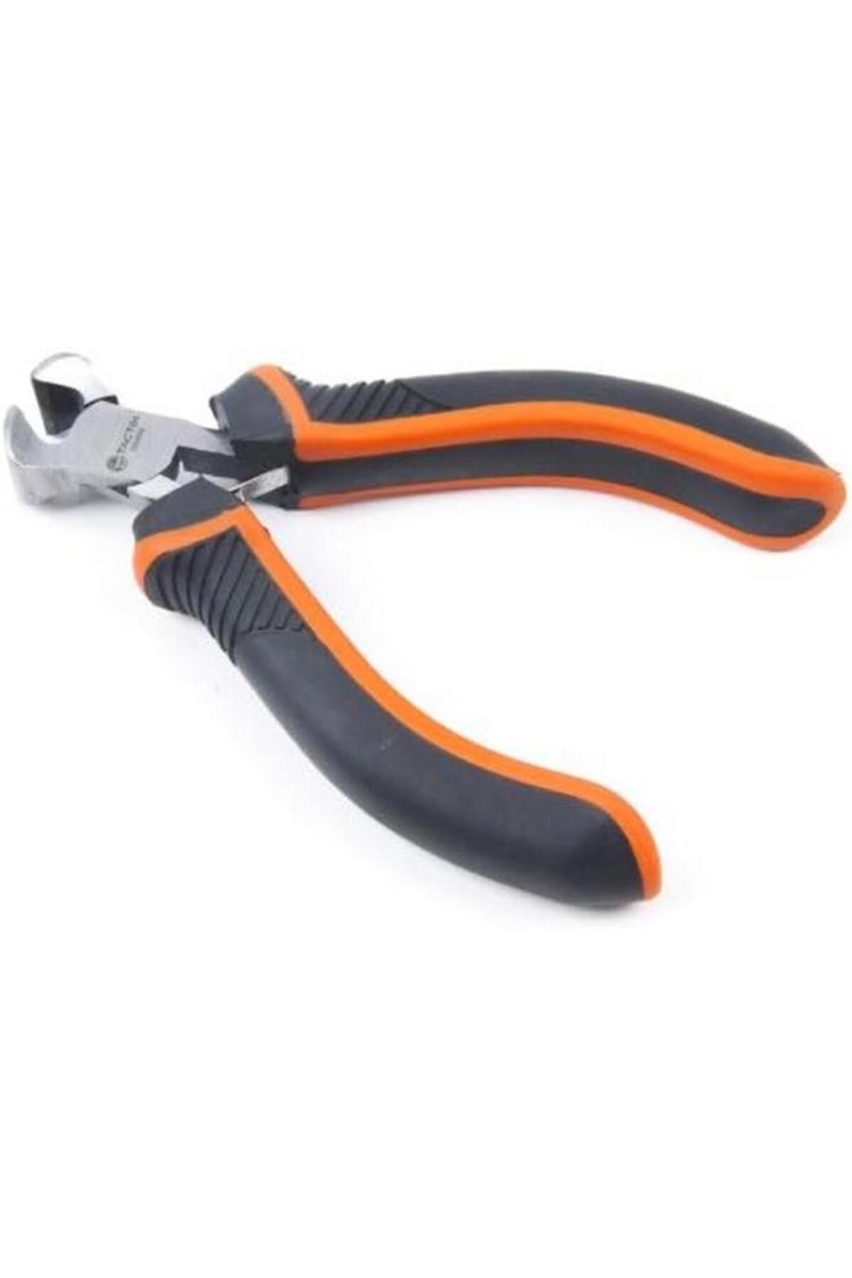 Generic-Tactix Non-Slip Ergonomic Handle Mini End Nipper Pliers Multicolor 100mm/4inch 200089 4