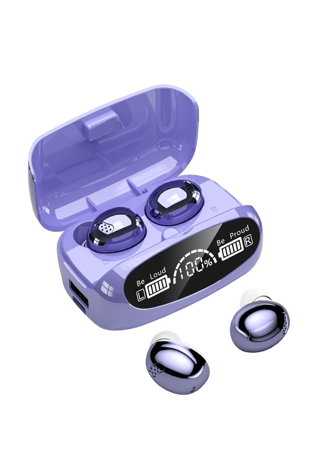 REVOSE-Casti Audio Wirelesss Fara Fir, Bluetooth 5.1, Tip Earbuds Cu Control Touch, Microfon 1