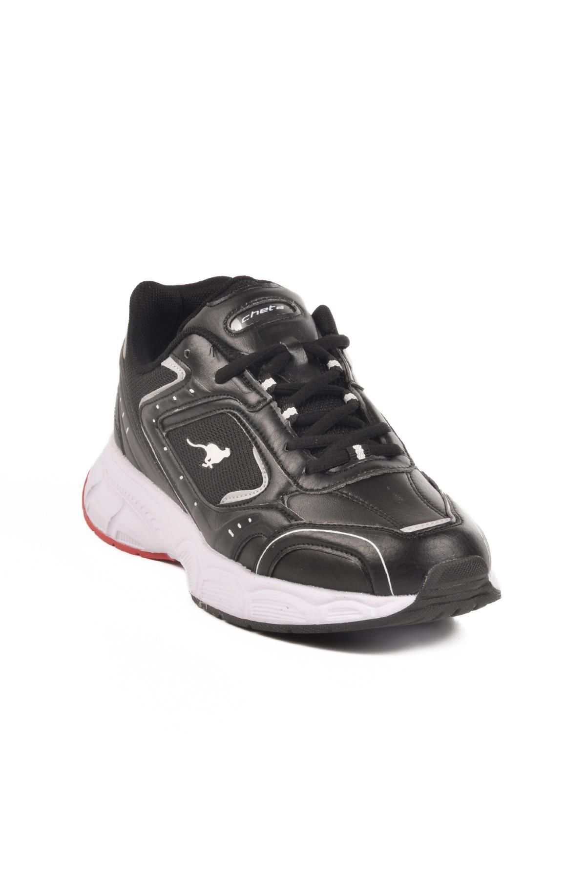 WALKWAY Siyah-Kırmızı Tekstil Unisex Spor Ayakkabı Cheta 562 Saturn M