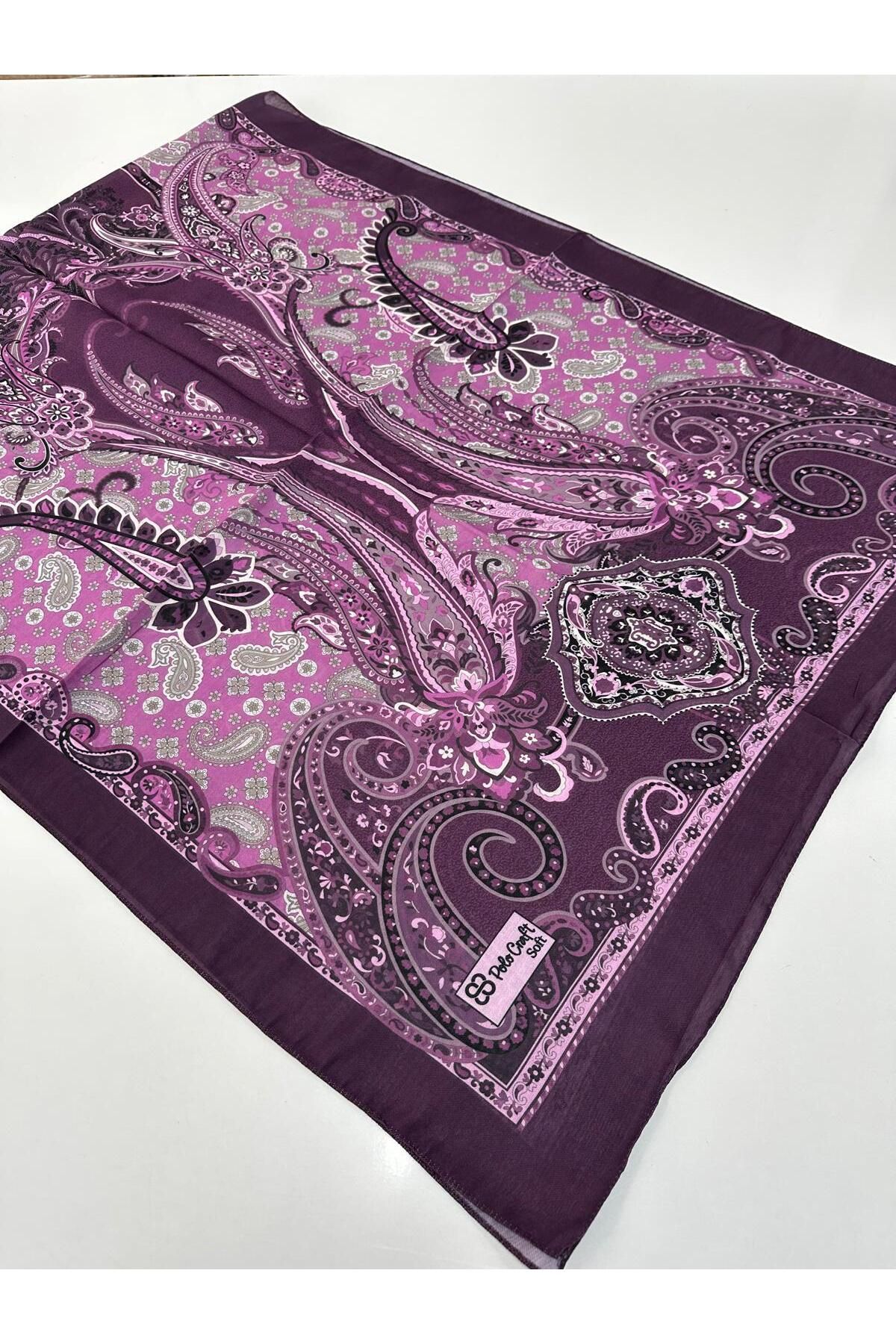POLO CRAFT Soft Pamuklu Şal Etro Desen FZY0503