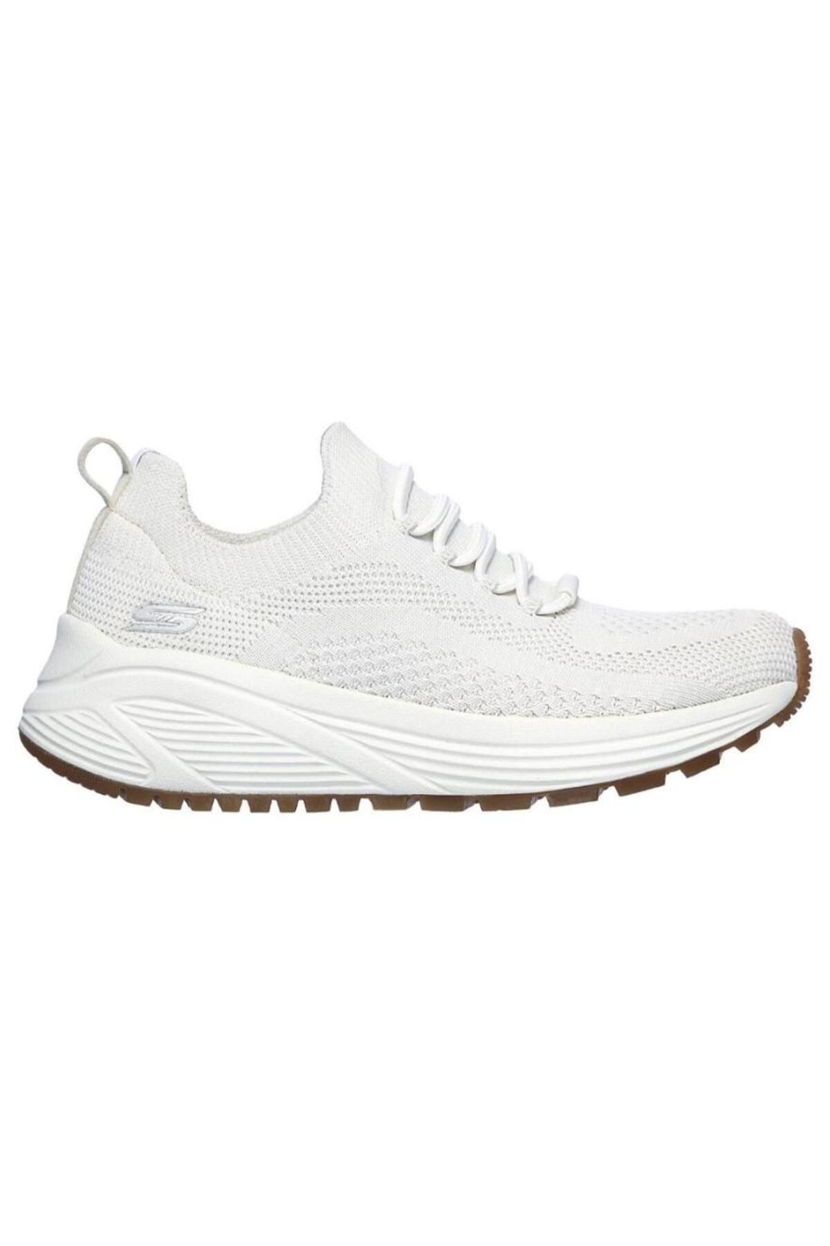 SKECHERS Bobs Sparrow 2.0 - Allegiance Crew Kadın Beyaz Spor Ayakkabı