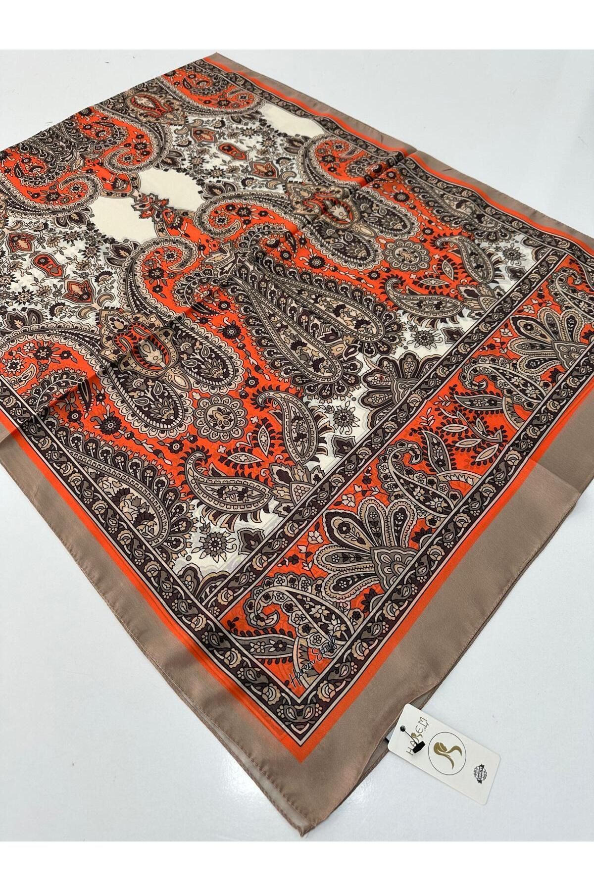 HAREM SCARF Harem Desenli Vual İpeksi Şal HVD0307