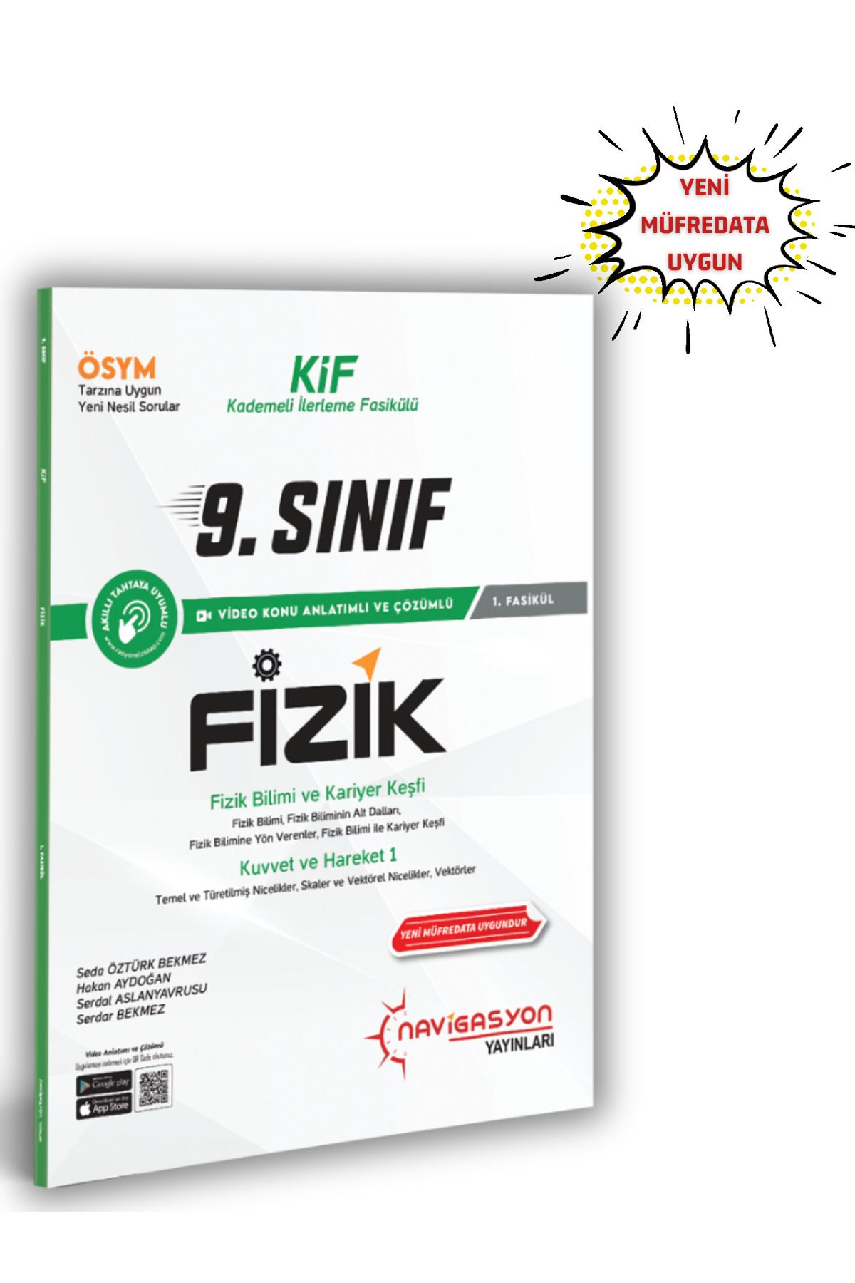 Navigasyon yayınları 9.Sınıf Fizik Bilimi ve Kariyer Keşfi, Kuvvet ve Hareket 1 (MEB Müfredatına Uygun)