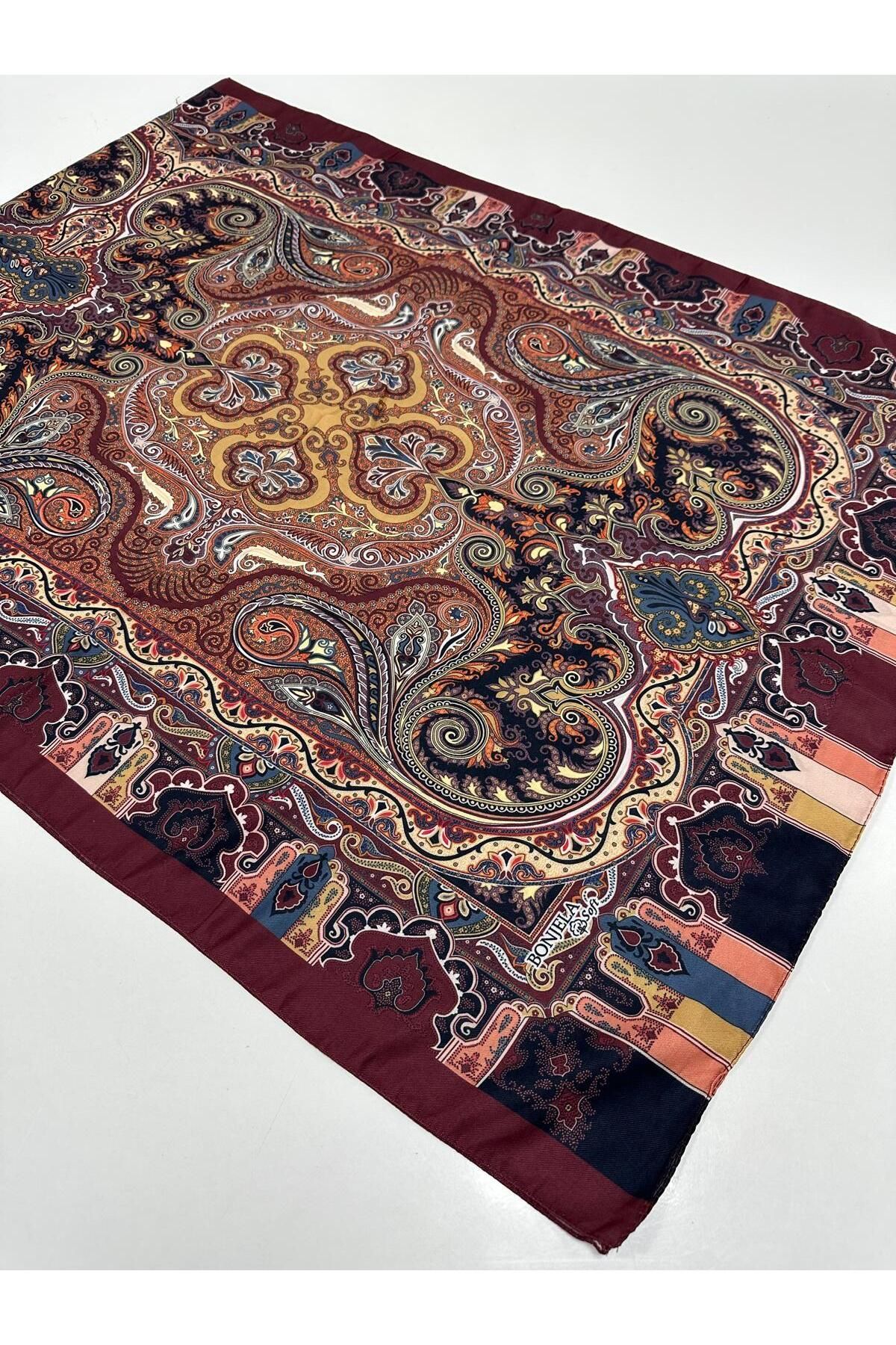 Bonjela Soft Pamuklu Şal Etro Desen LBS1712