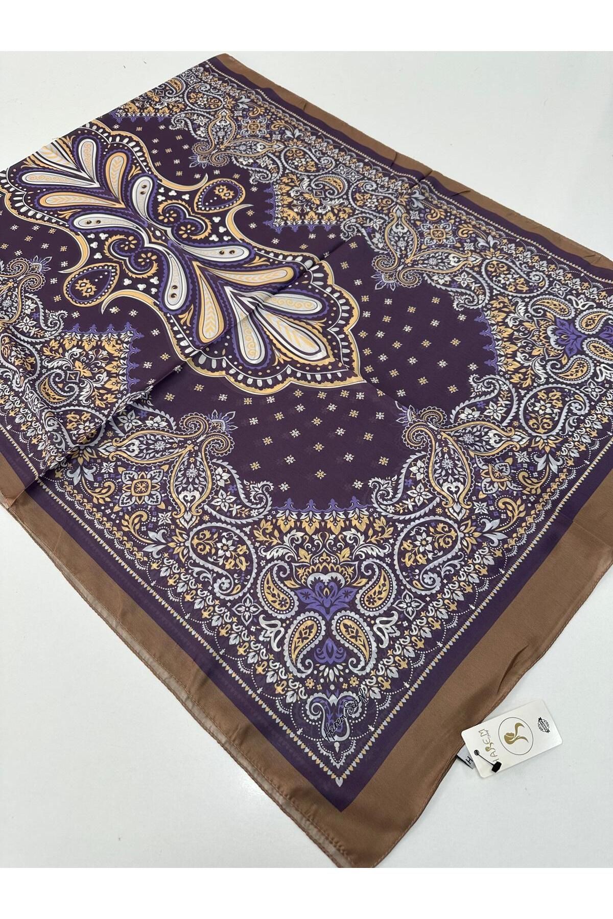 HAREM SCARF Harem Desenli Vual İpeksi Şal HVD0201