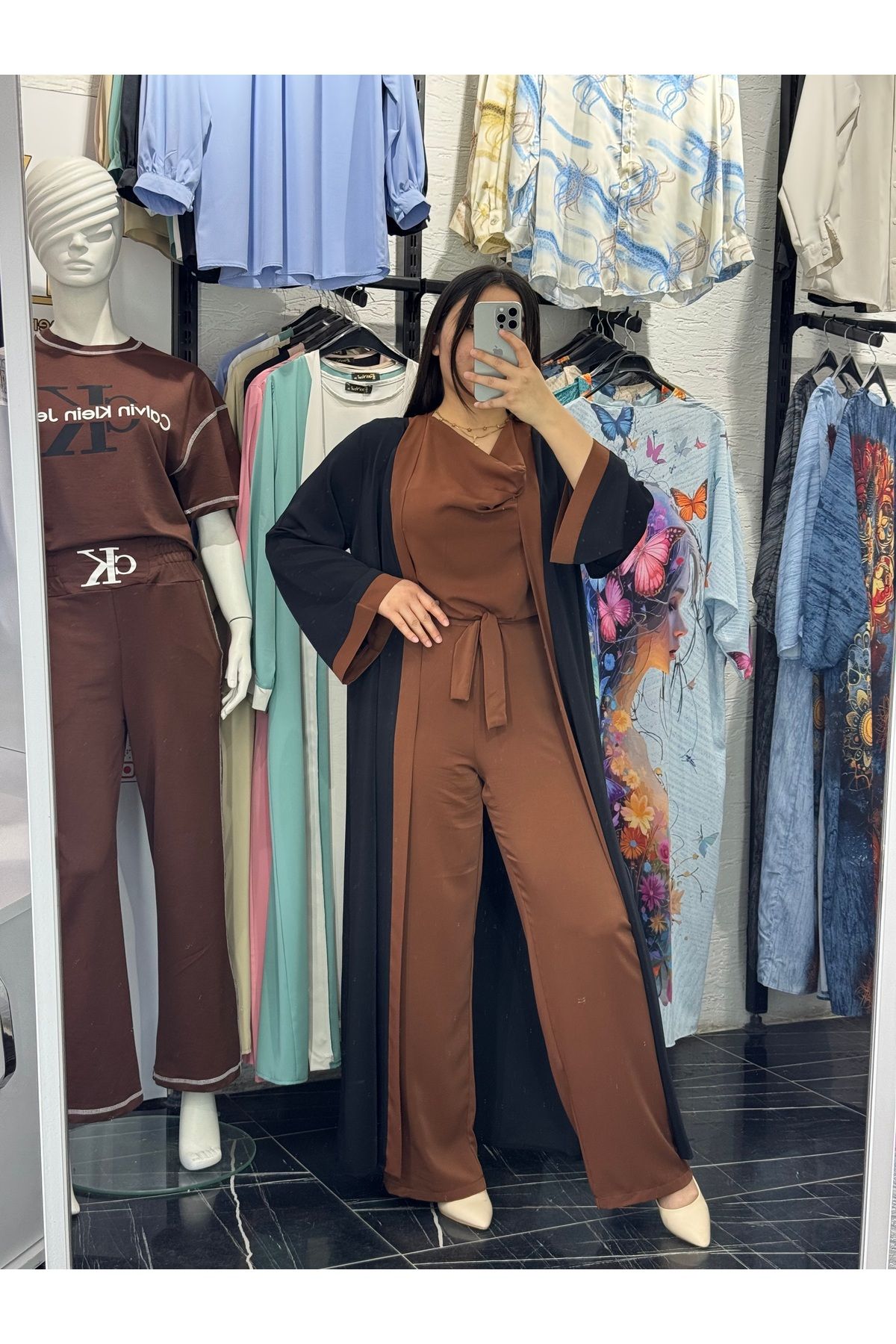 Favv Club 000719 JESİKA KUMAŞ TULUM KİMONO TAKIM