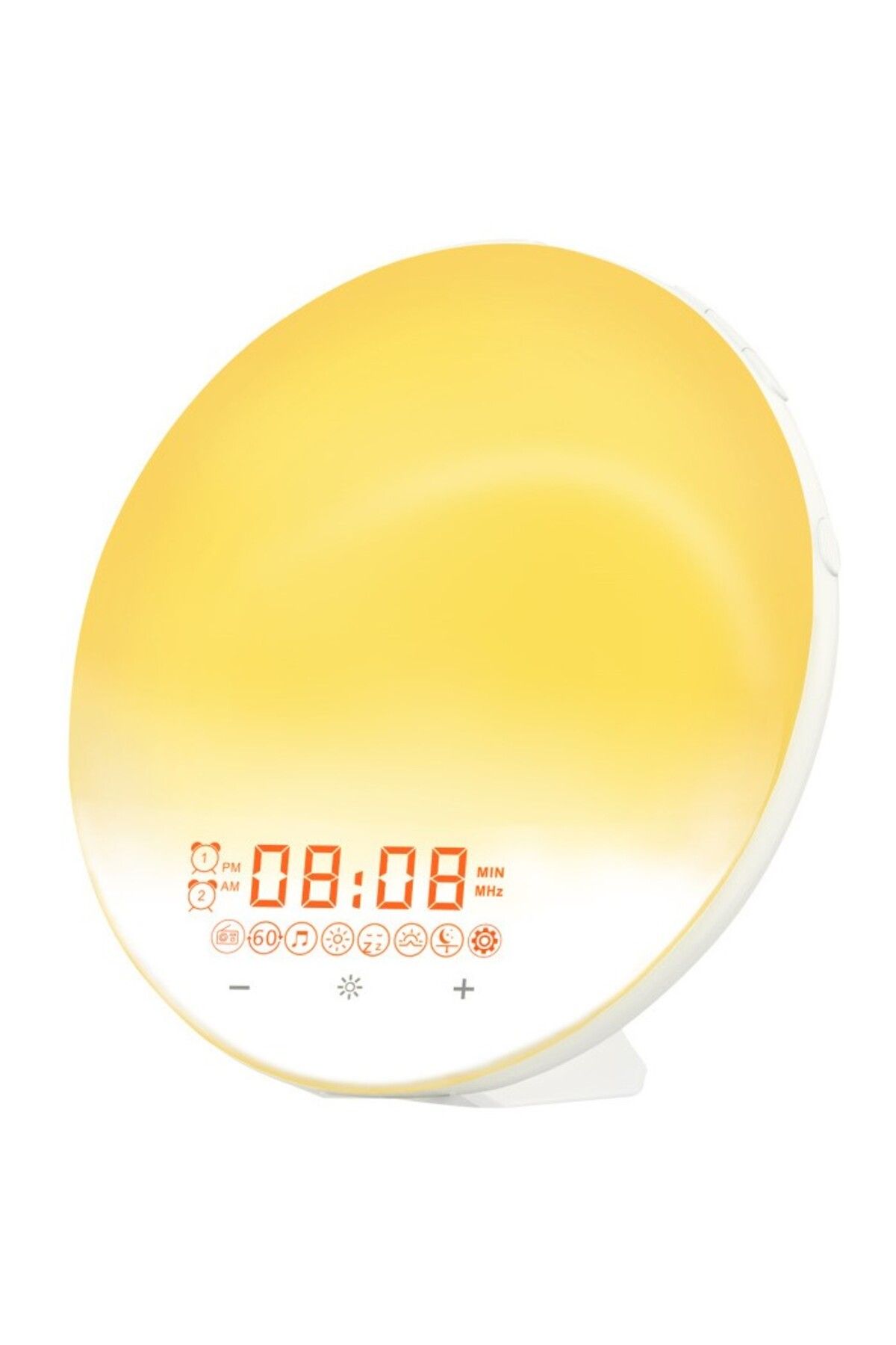 REVOSE Lampa Led Inteligenta, Radio Fm Cu Ceas Si Alarma, Simulare Rasarit Si Apus De Soare, Sunete Albe - One Size