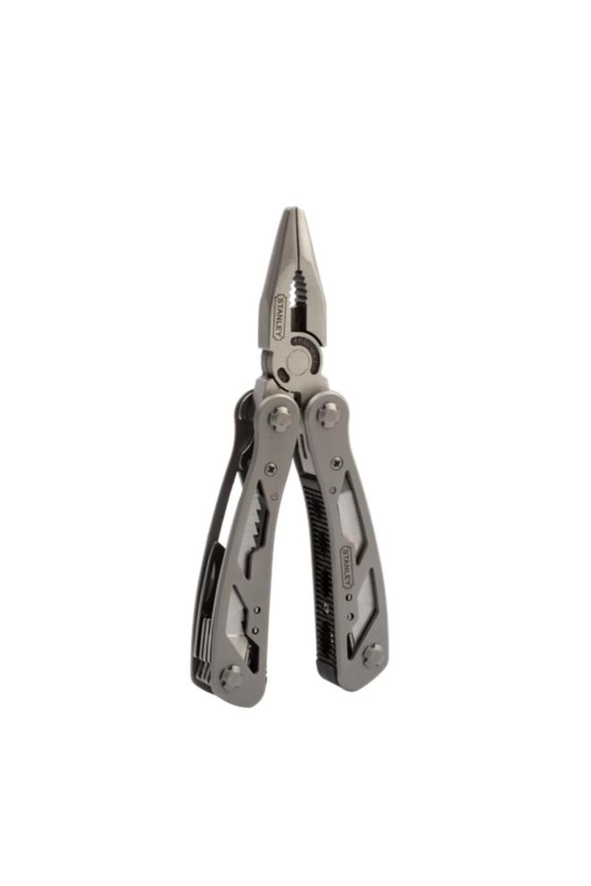 Generic-Stanley 12-in-1 Multi-Tool with Pouch Grey and Black 84-519K 6