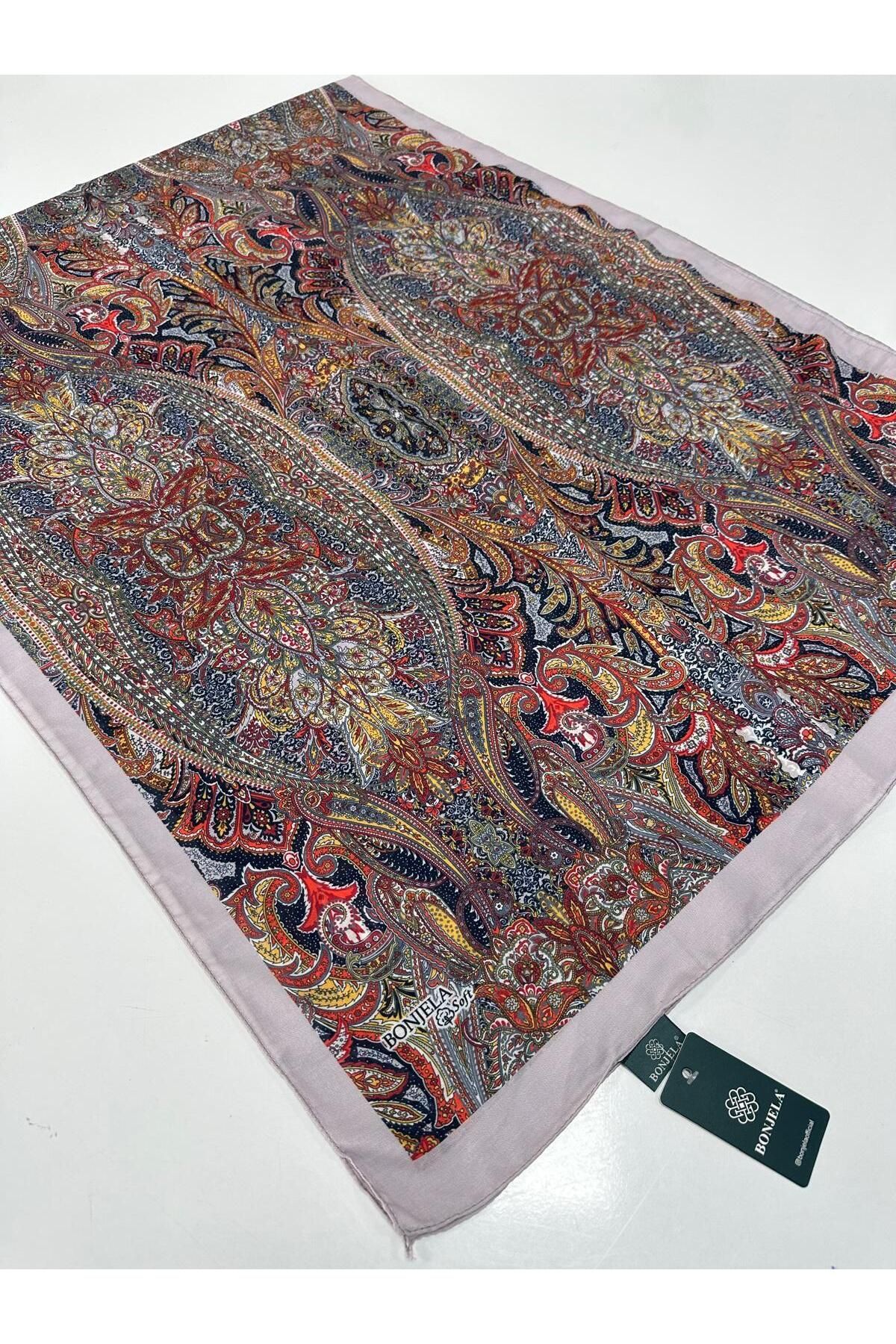 Bonjela Soft Pamuklu Şal Etro Desen LBS1903