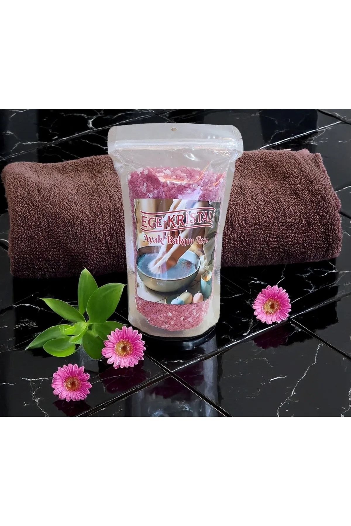 EGE KRİSTALİ EGE KRİSTALİ GÜL AROMALI AYAK BAKIM TUZU 2.5 KG