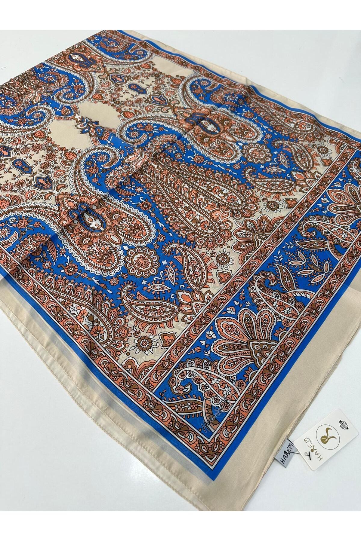 HAREM SCARF Harem Desenli Vual İpeksi Şal HVD0308