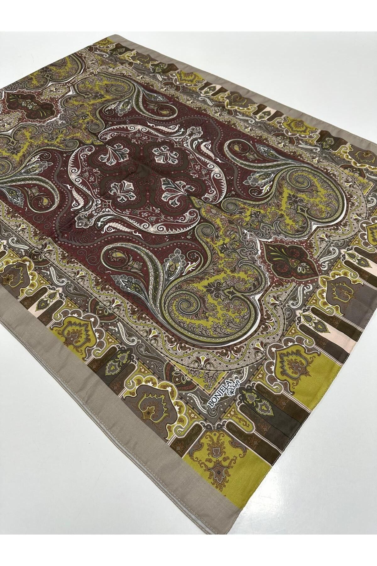 Bonjela Soft Pamuklu Şal Etro Desen LBS1710