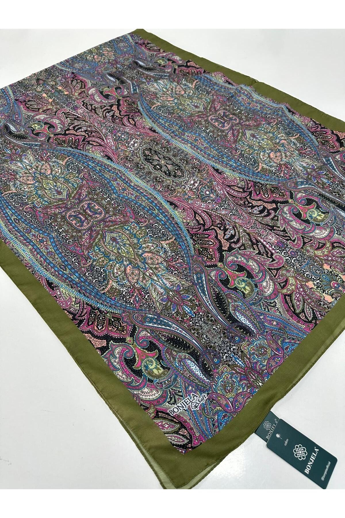 Bonjela Soft Pamuklu Şal Etro Desen LBS1906