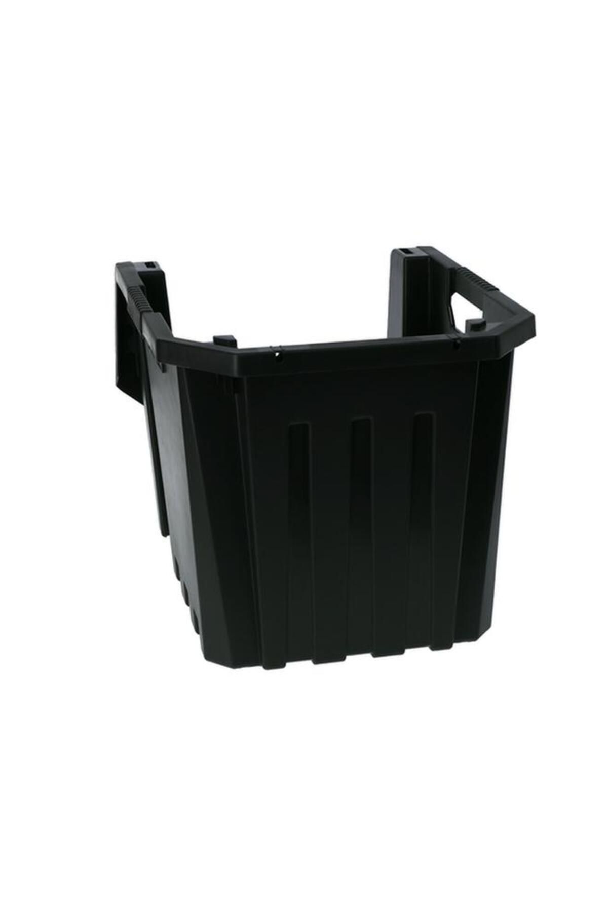 Generic-Tactix Heavy Duty Multi Purpose Stackable Storage Bin Black 5