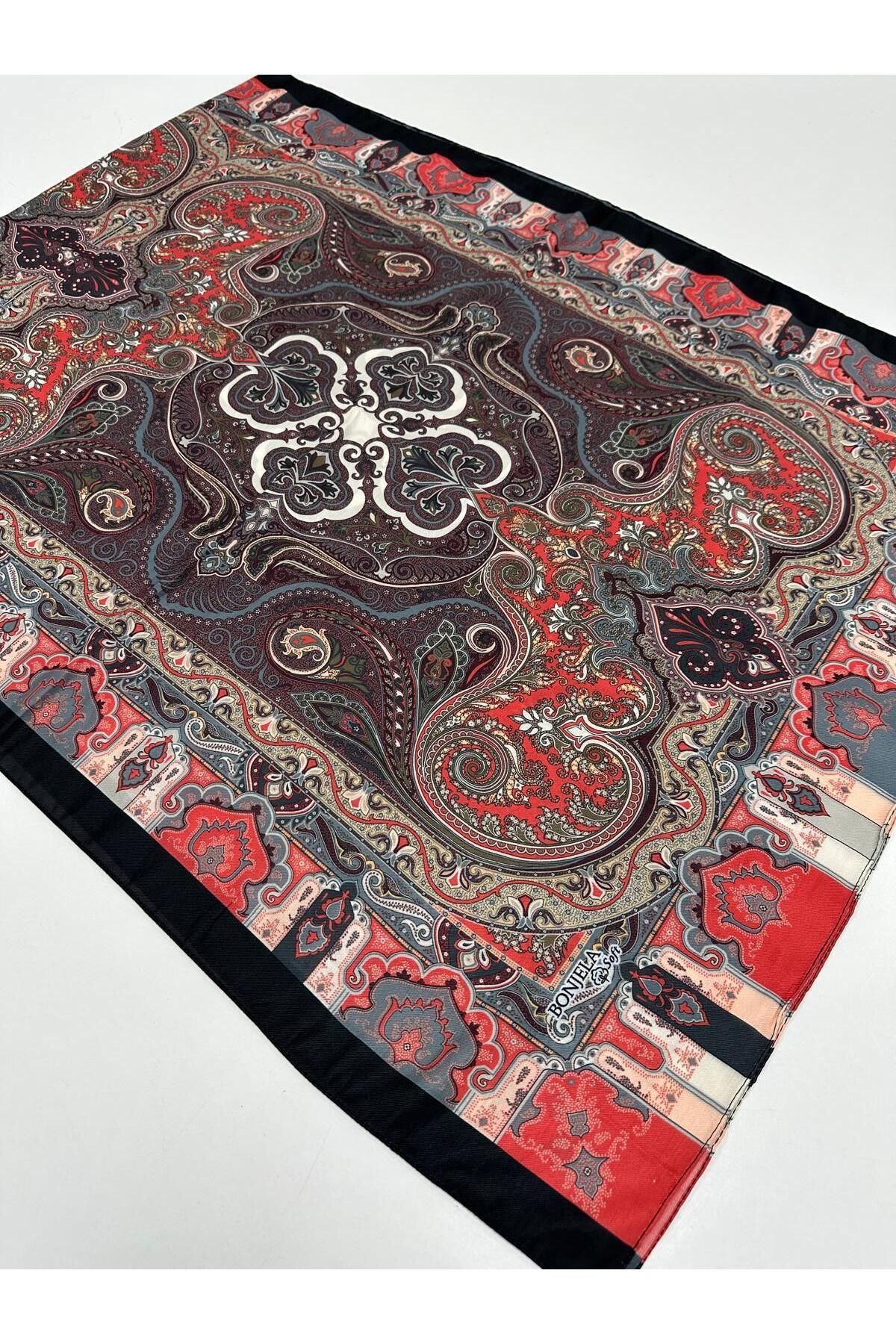 Bonjela Soft Pamuklu Şal Etro Desen LBS1711