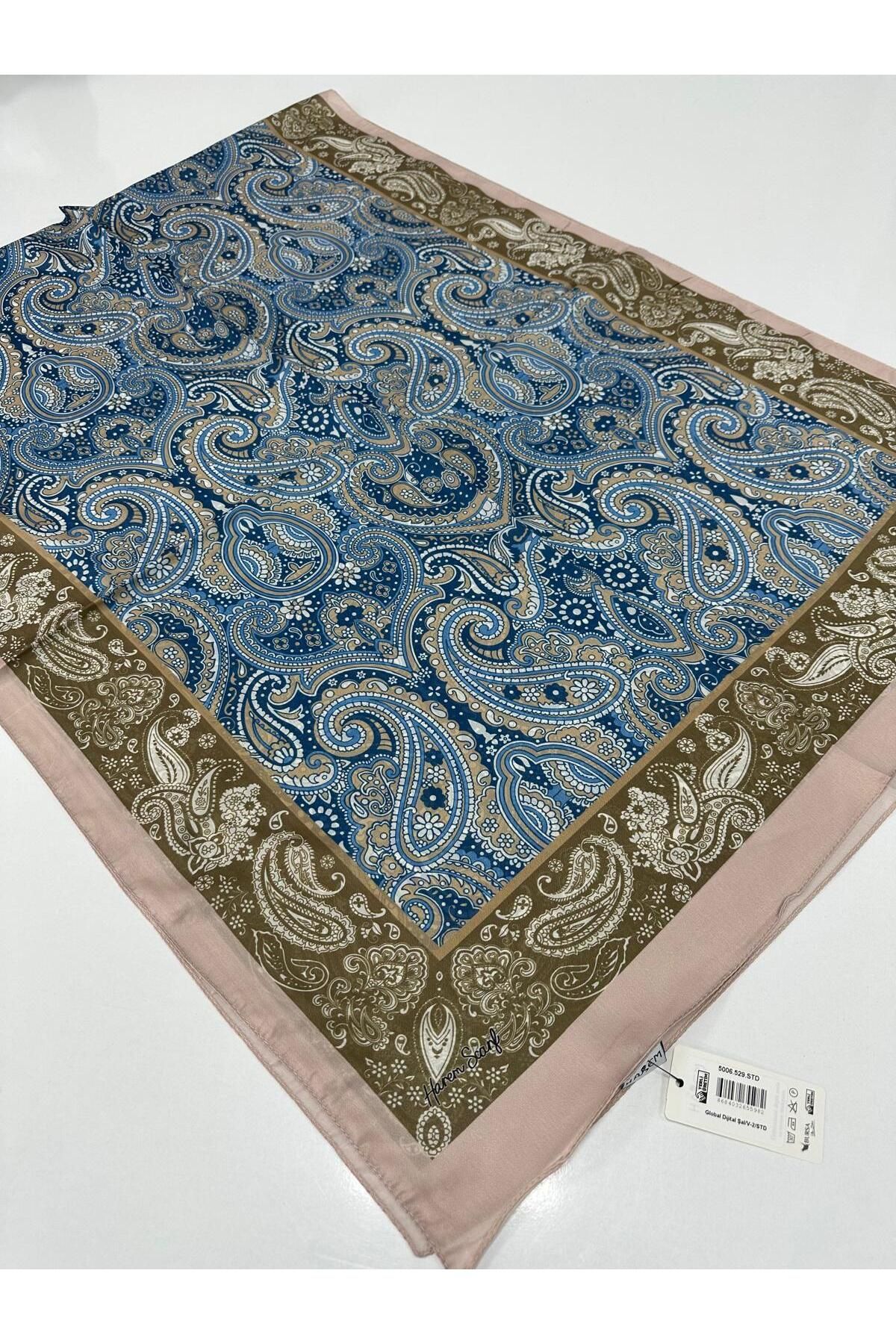 HAREM SCARF Harem Desenli Vual İpeksi Şal HVD0503