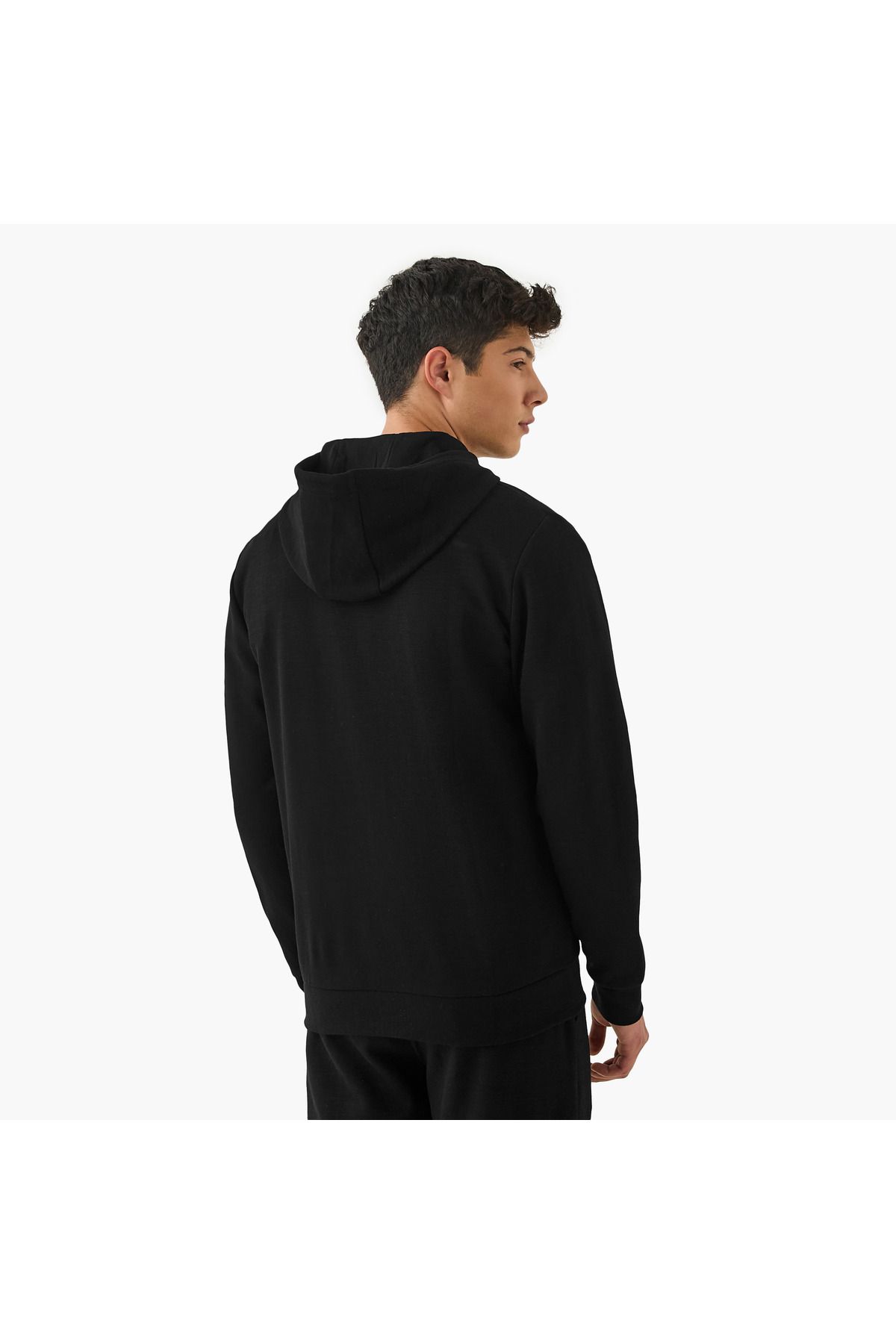 Kappa-Regular Fit Zip Through Hoodie with Pockets 3
