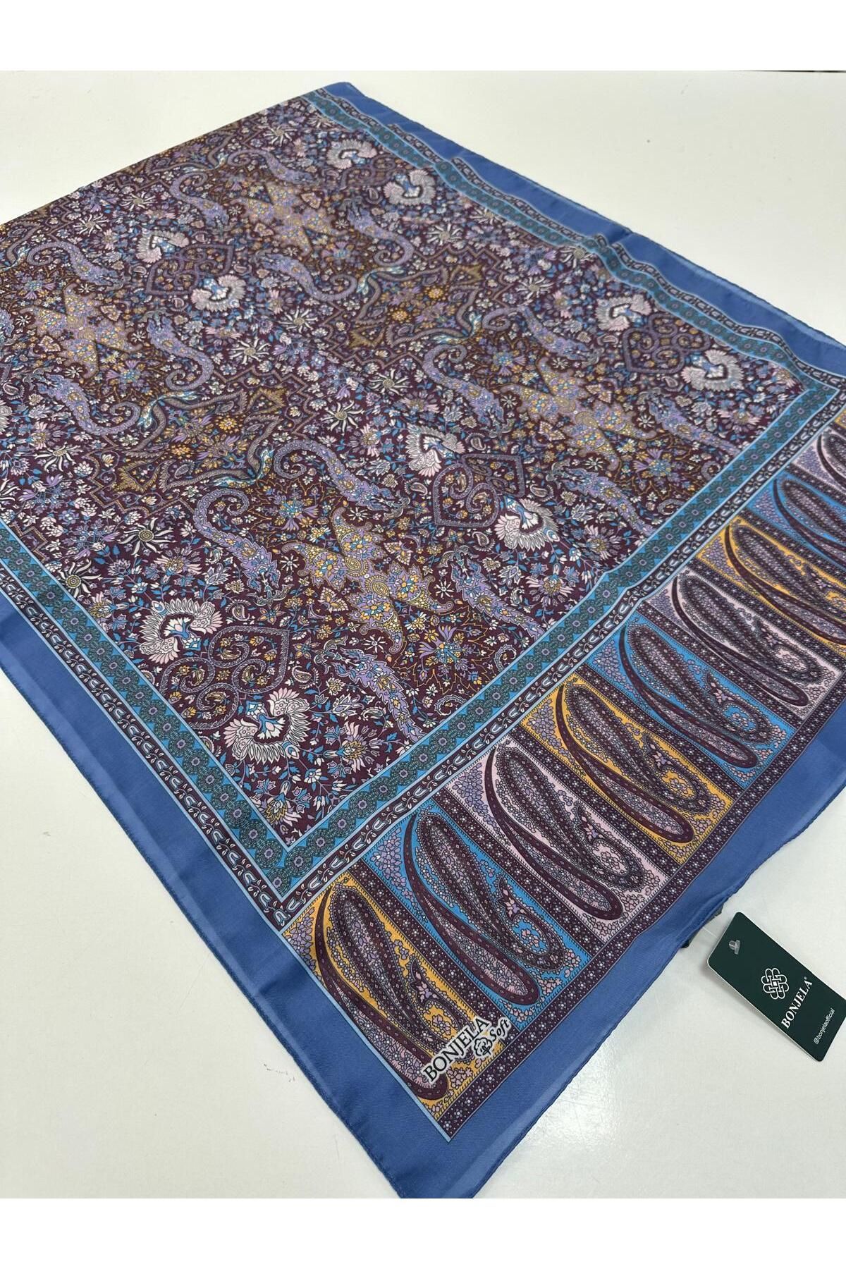 Bonjela Soft Pamuklu Şal Etro Desen LBS1808
