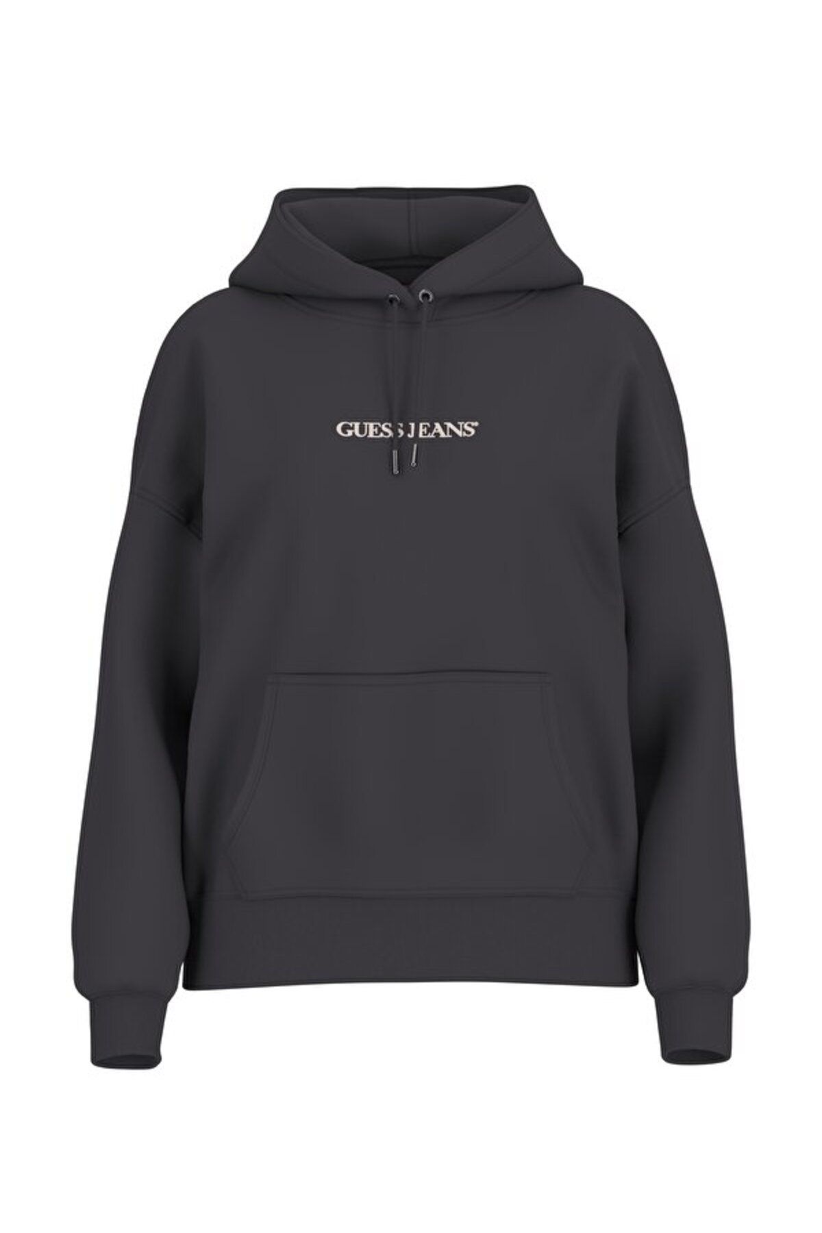 Guess Jeans Over Hood Embro Kadın Sweatshirt