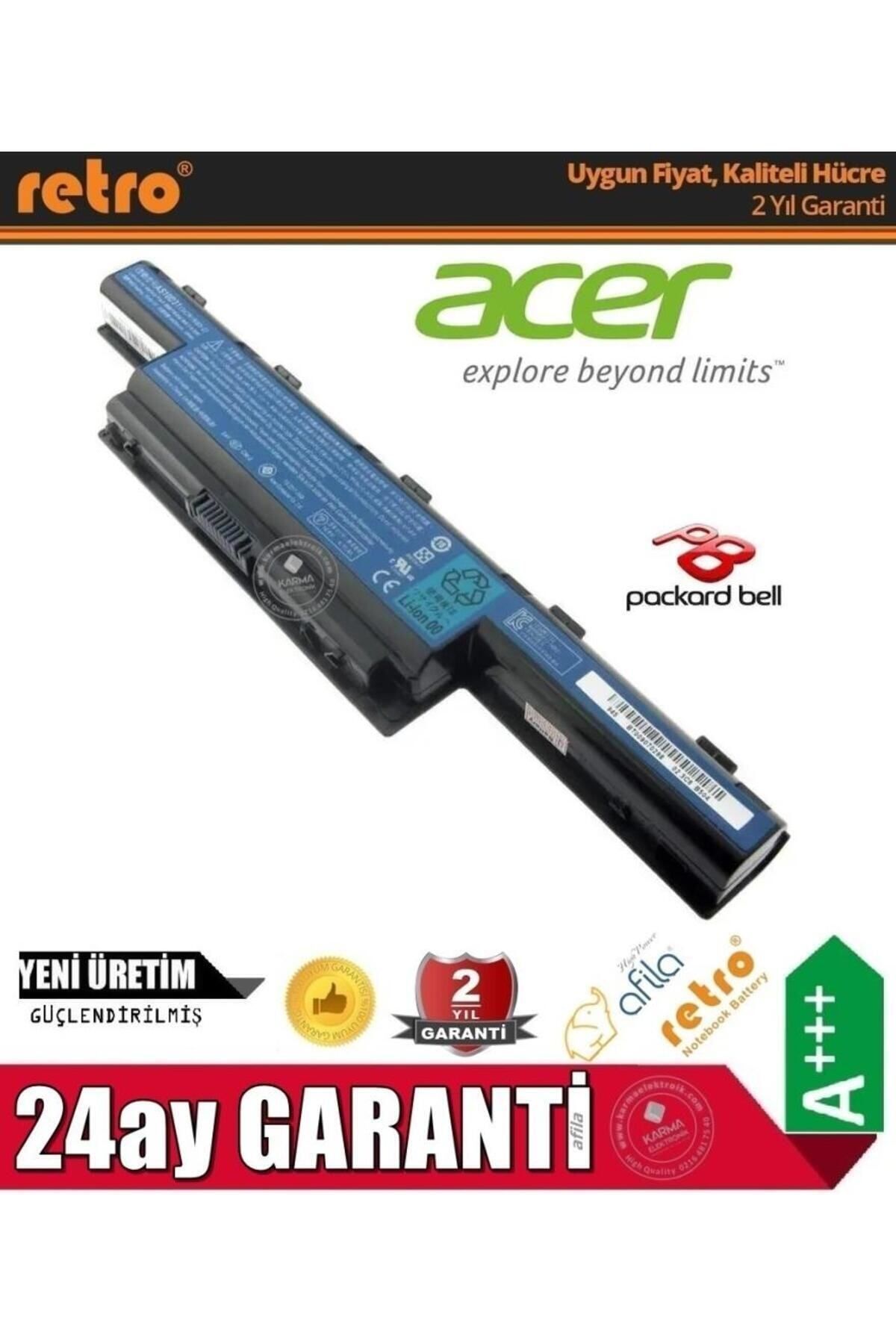 Afila Acer TravelMate 5740-372G25Mnss Notebook Bataryası Pili
